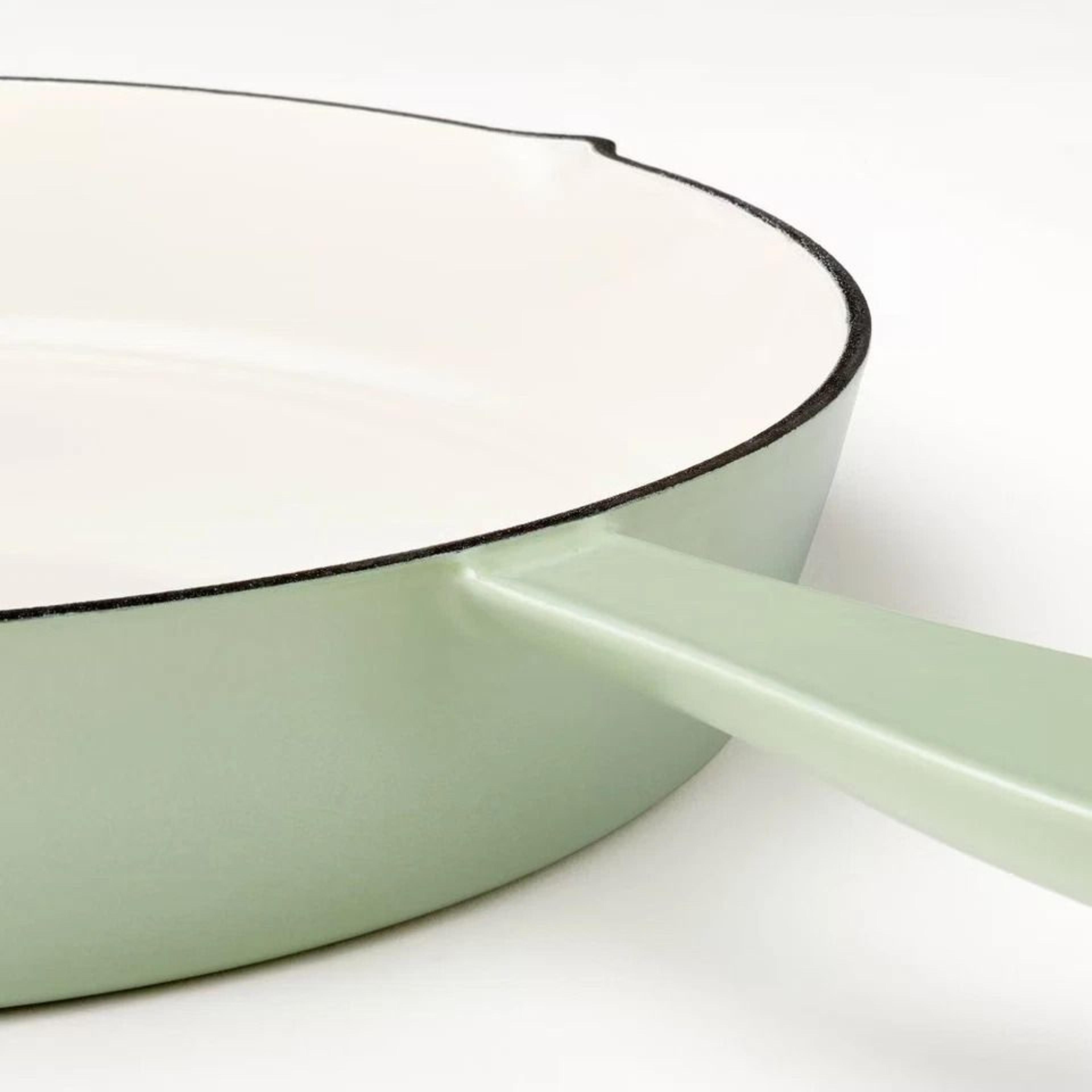 Enamel Skillet Nonstick Cooking Pan Perfect For Gas Induction And Electric Stoves 1