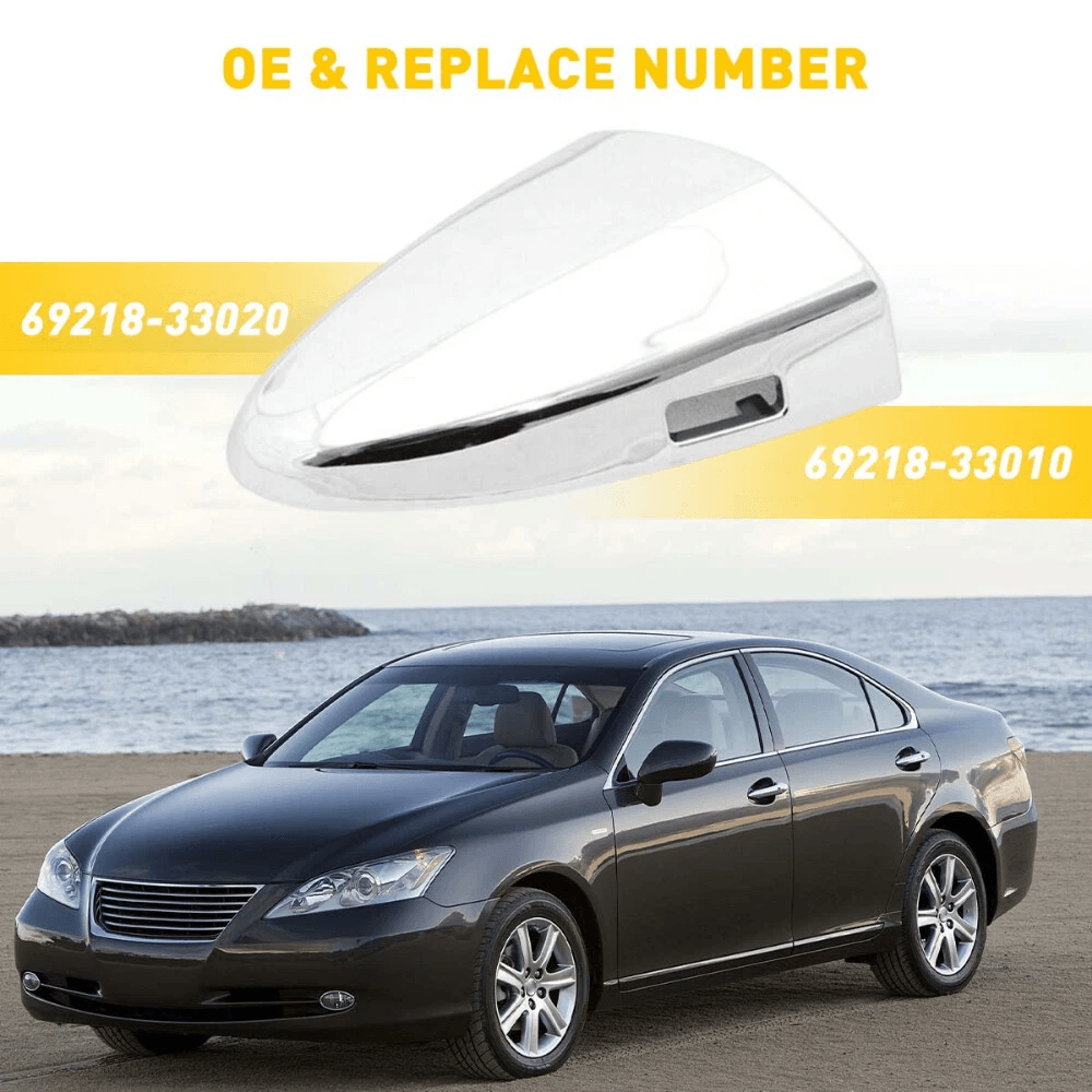 NEW Driver Side Door Handle Cover Durable ChromePlated Plastic Prevents Scratches  Abrasion Direct  2