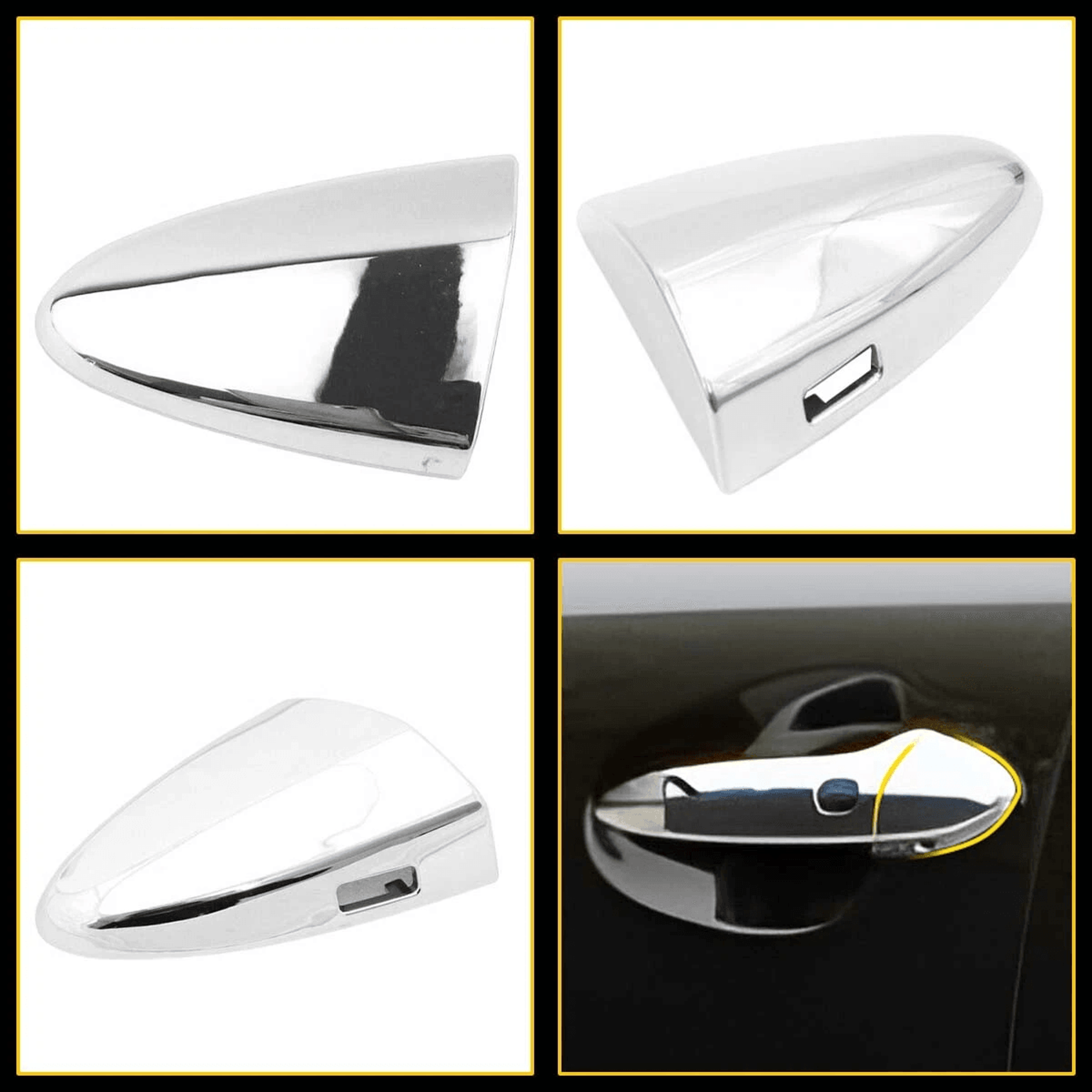 NEW Driver Side Door Handle Cover Durable ChromePlated Plastic Prevents Scratches  Abrasion Direct  4