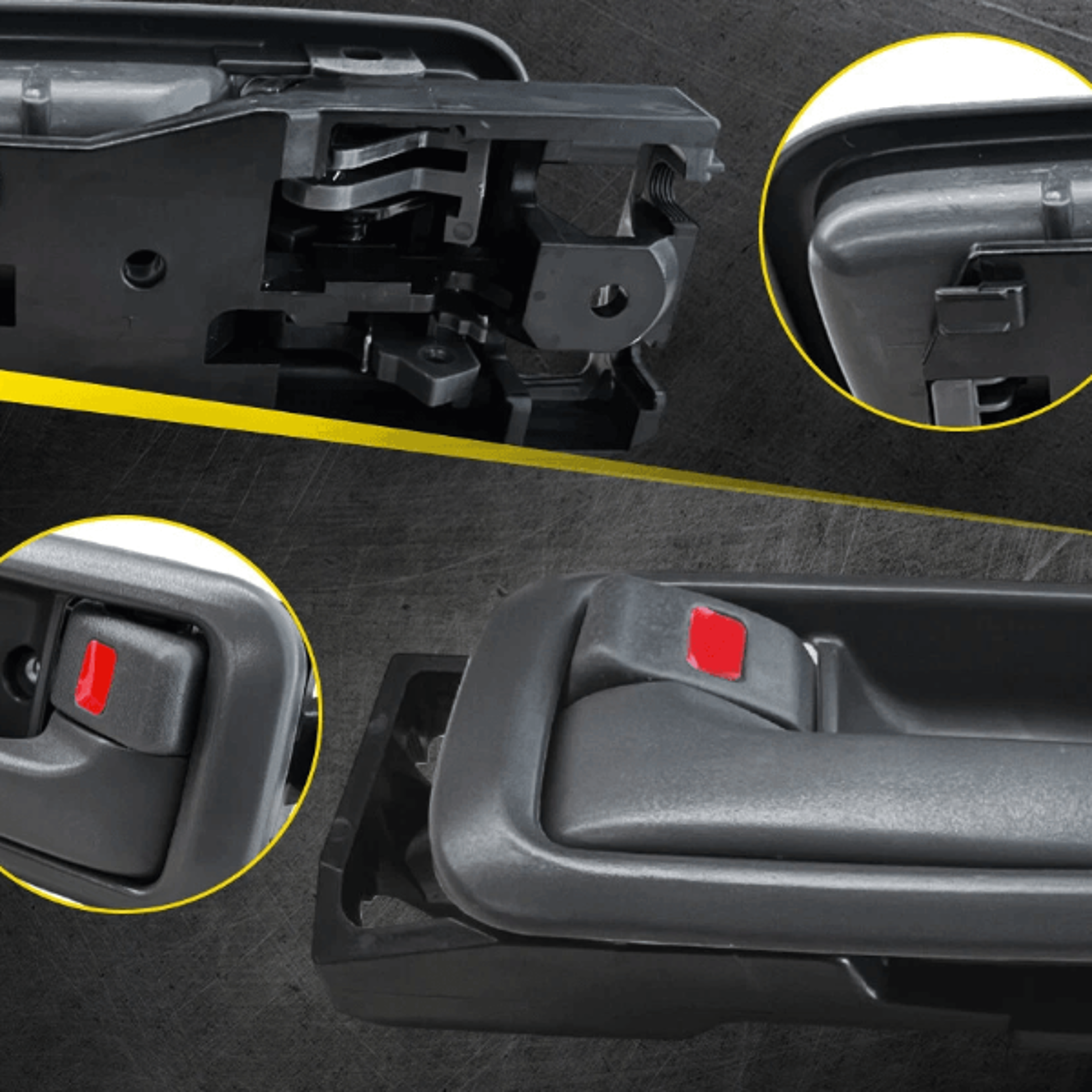 front left right inside door handle, durable material, easy installation, vehicle replacement, quality assurance