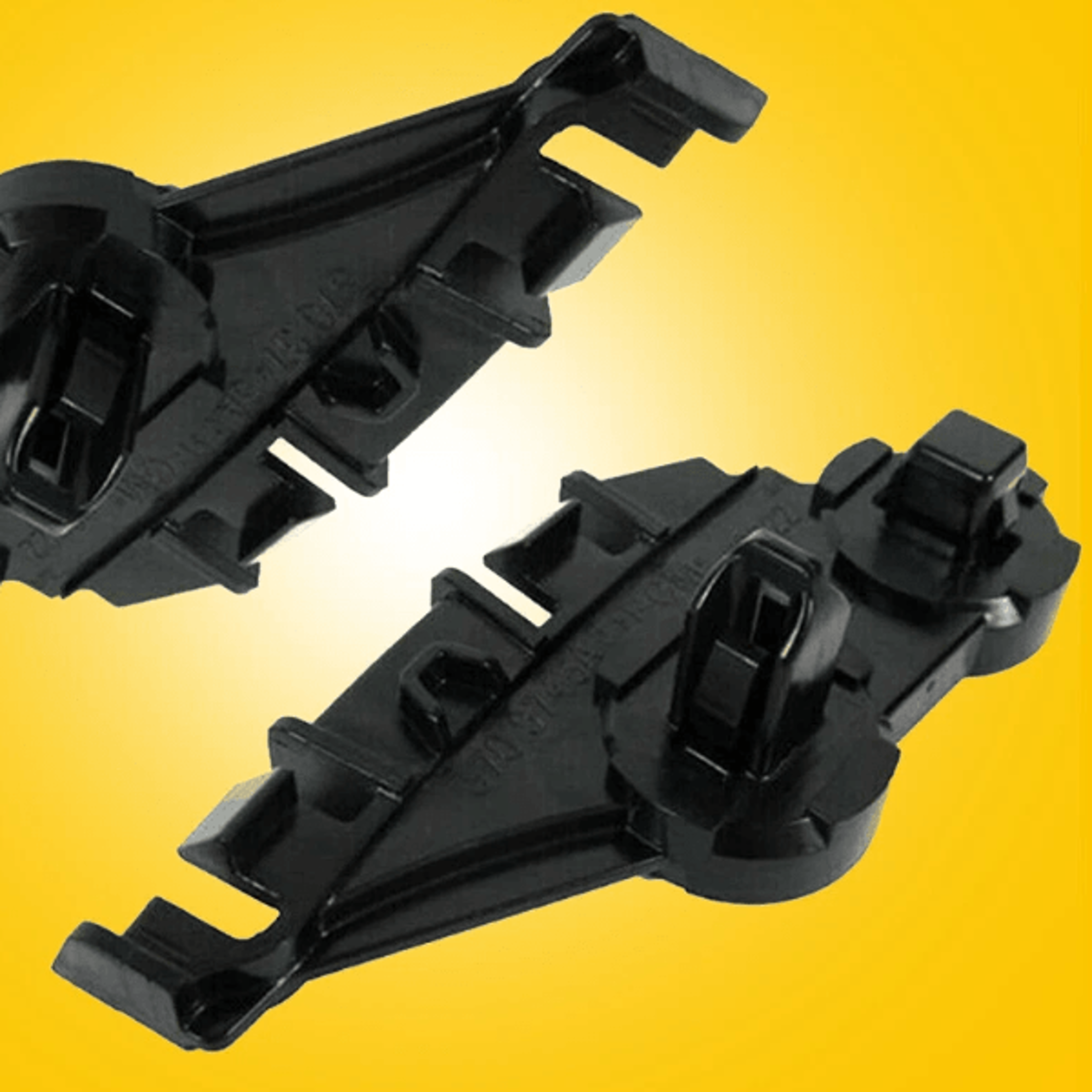 bumper support brackets set for front left & right, durable , easy installation, protects car bumper from vibration