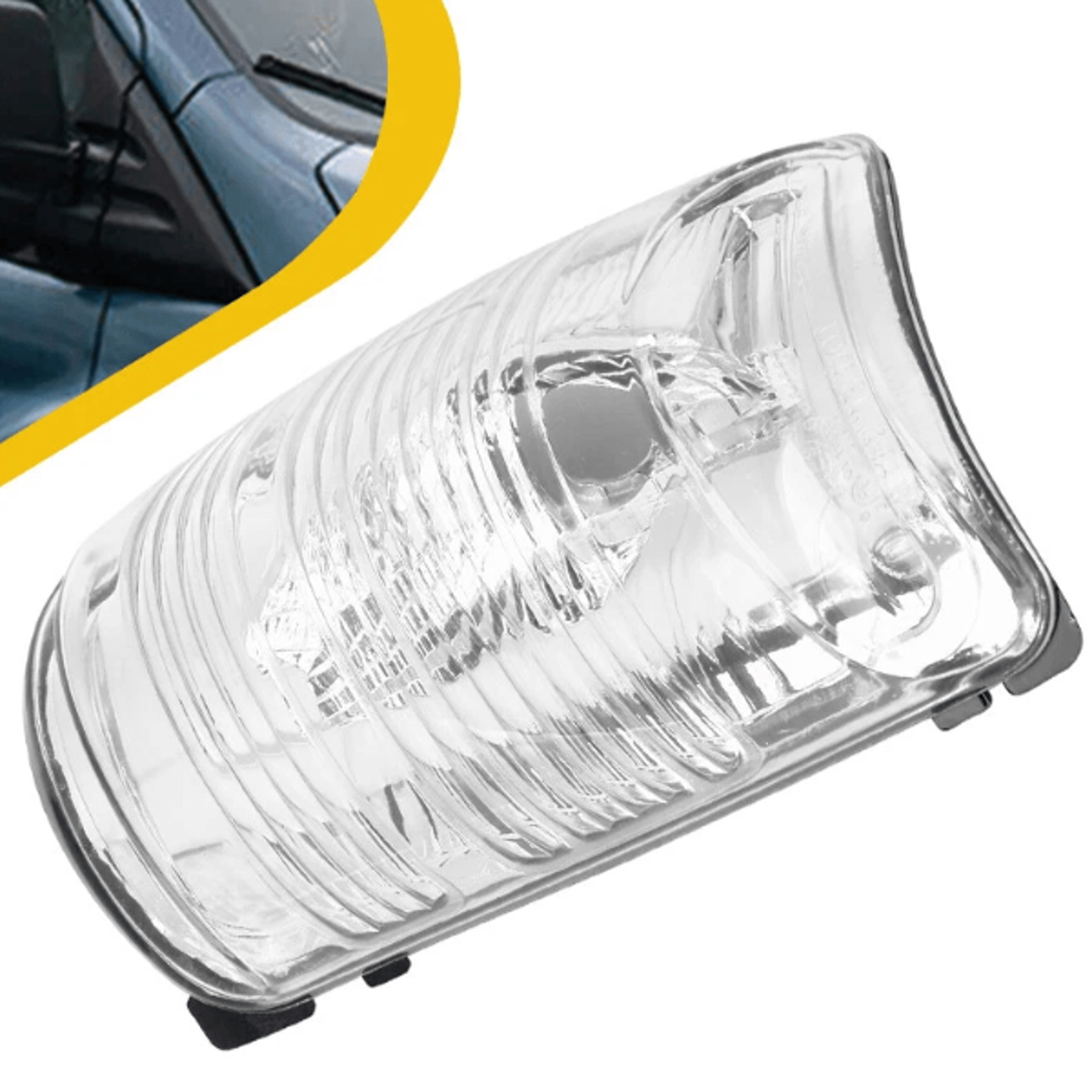 durable passenger side side mirror turn signal light, stable performance, easy to install