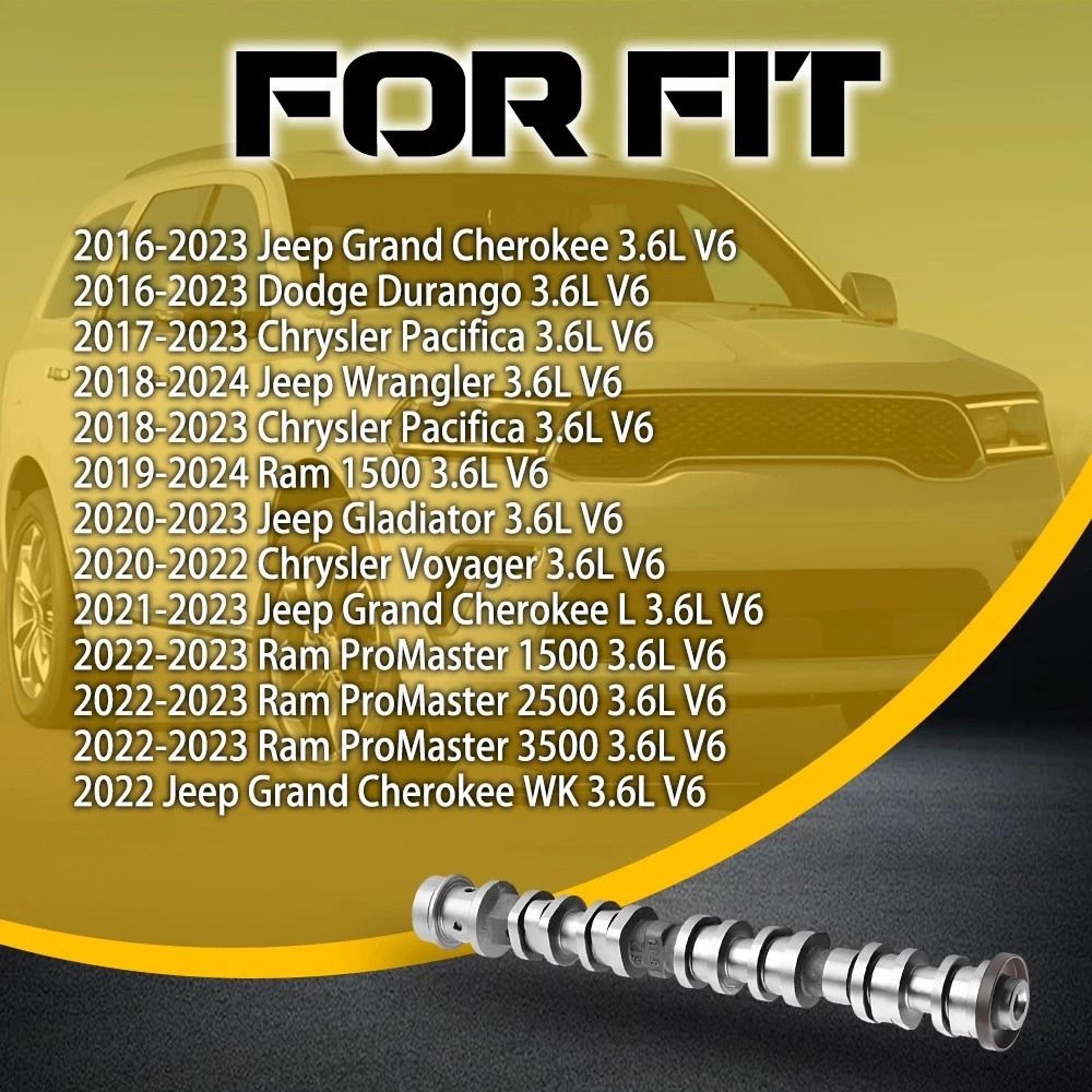 HighQuality Steel Intake  Exhaust Camshaft LeftRight Side Fitment Reliable Performance 2