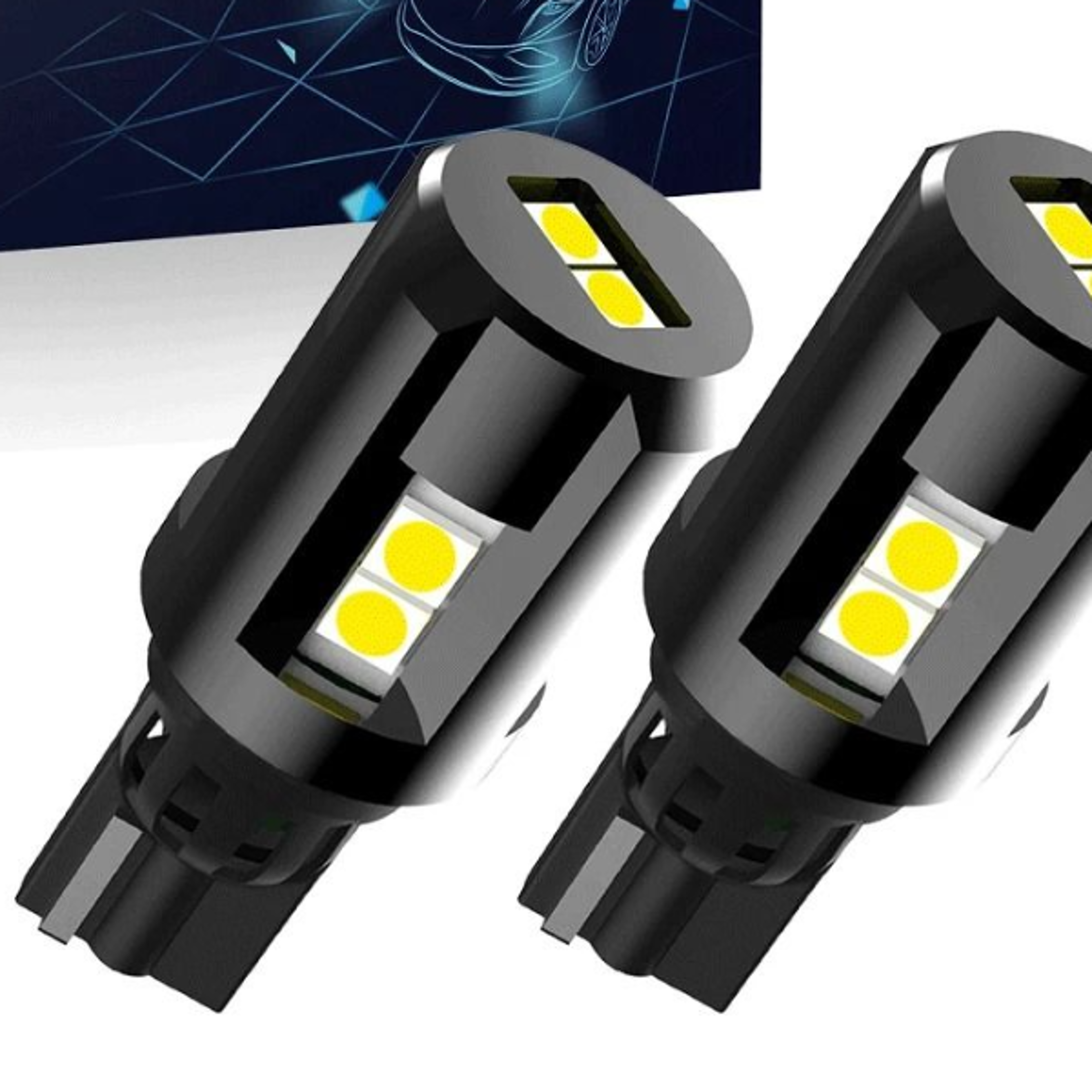 led reverse backup bulb high lumen, white for backup light