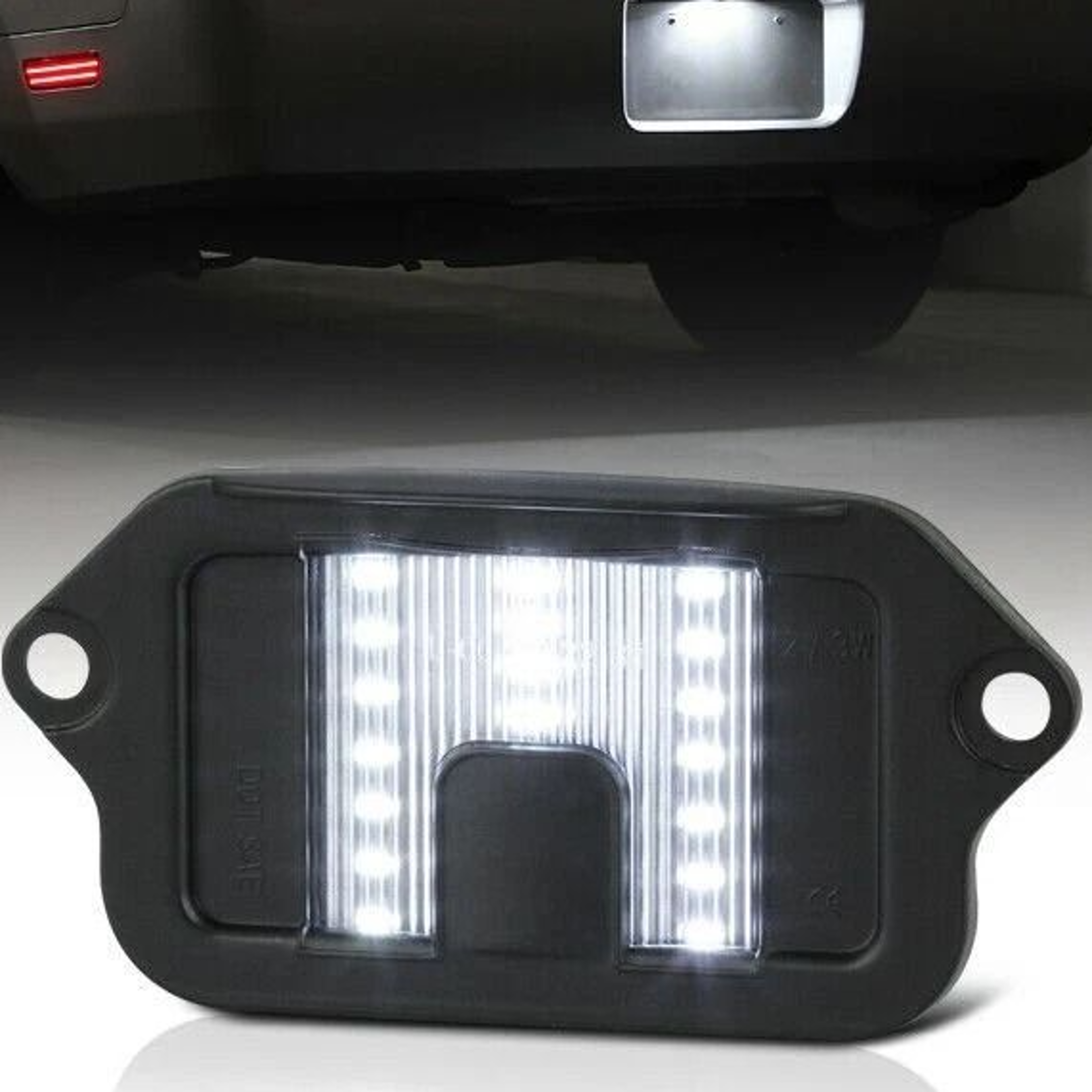 full led white smd license plate light leds, waterproof rear light lamp, bright illumination, long-lasting