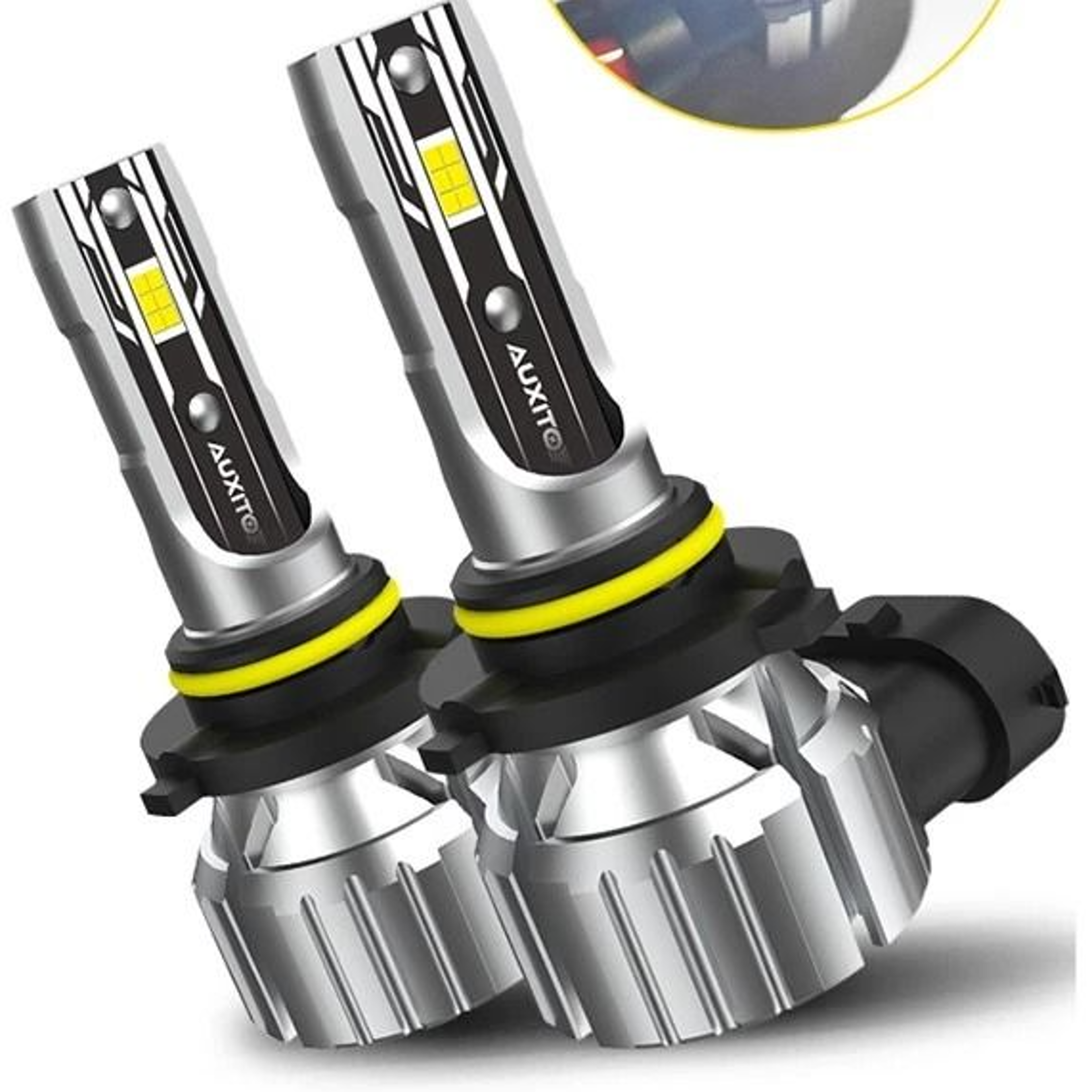 upgrade your car lighting with high beam led headlight bulb conversion kit, enhanced visibility and durability
