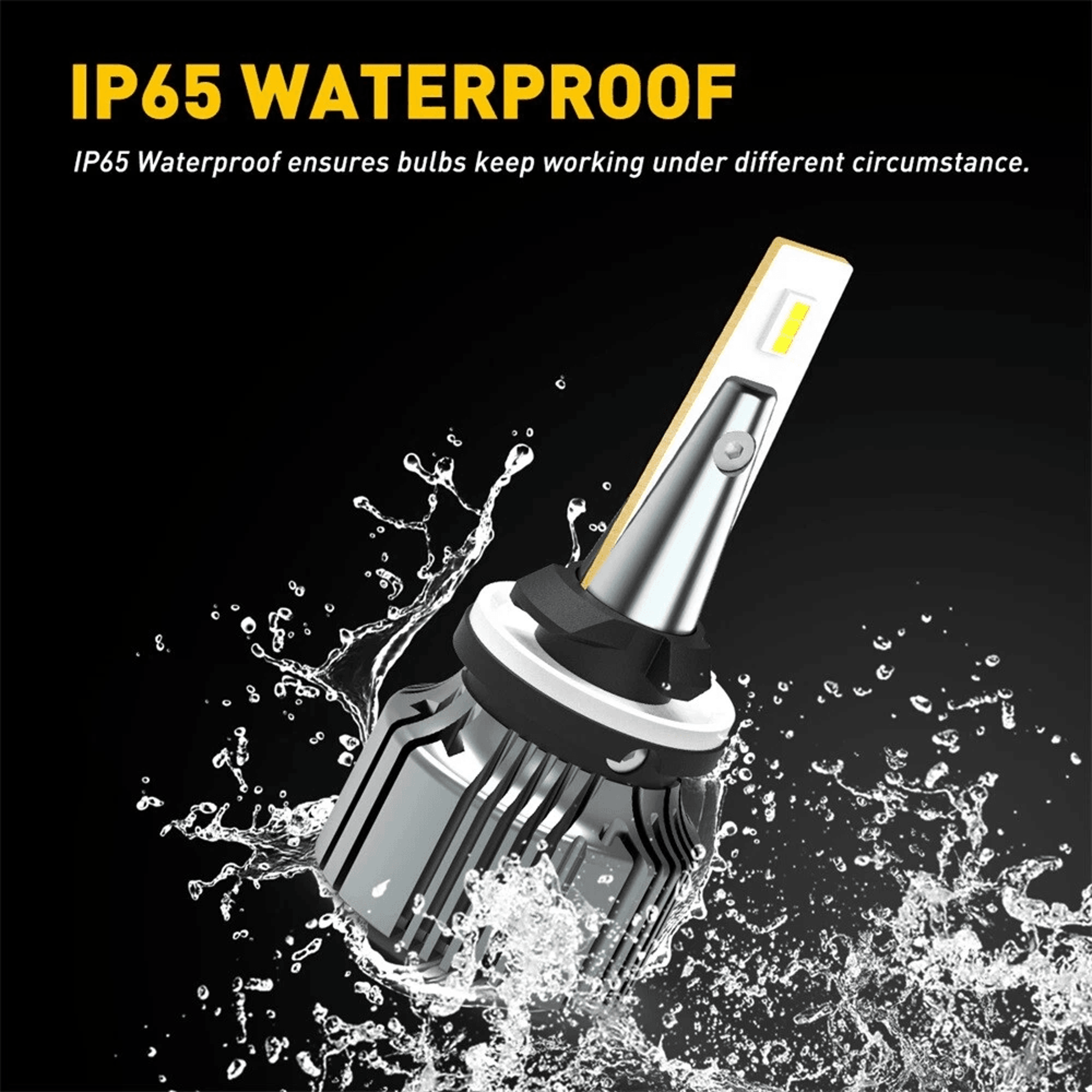 White High Power ED Fog Light LED Driving Bulbs DRL Waterproof 6