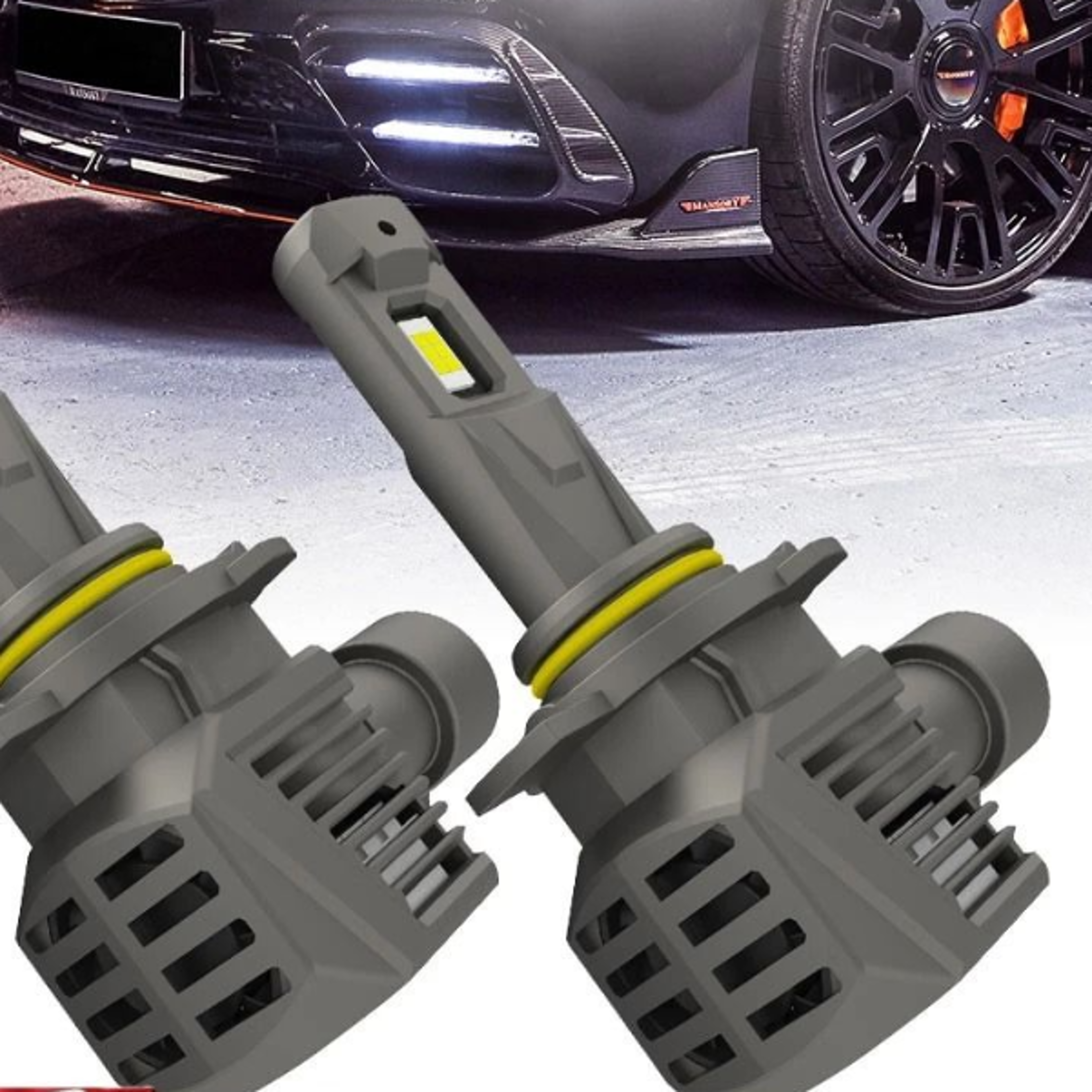 high beam led headlight kit, low beam bulbs, bright white wireless, enhanced car lighting for ultimate visibility