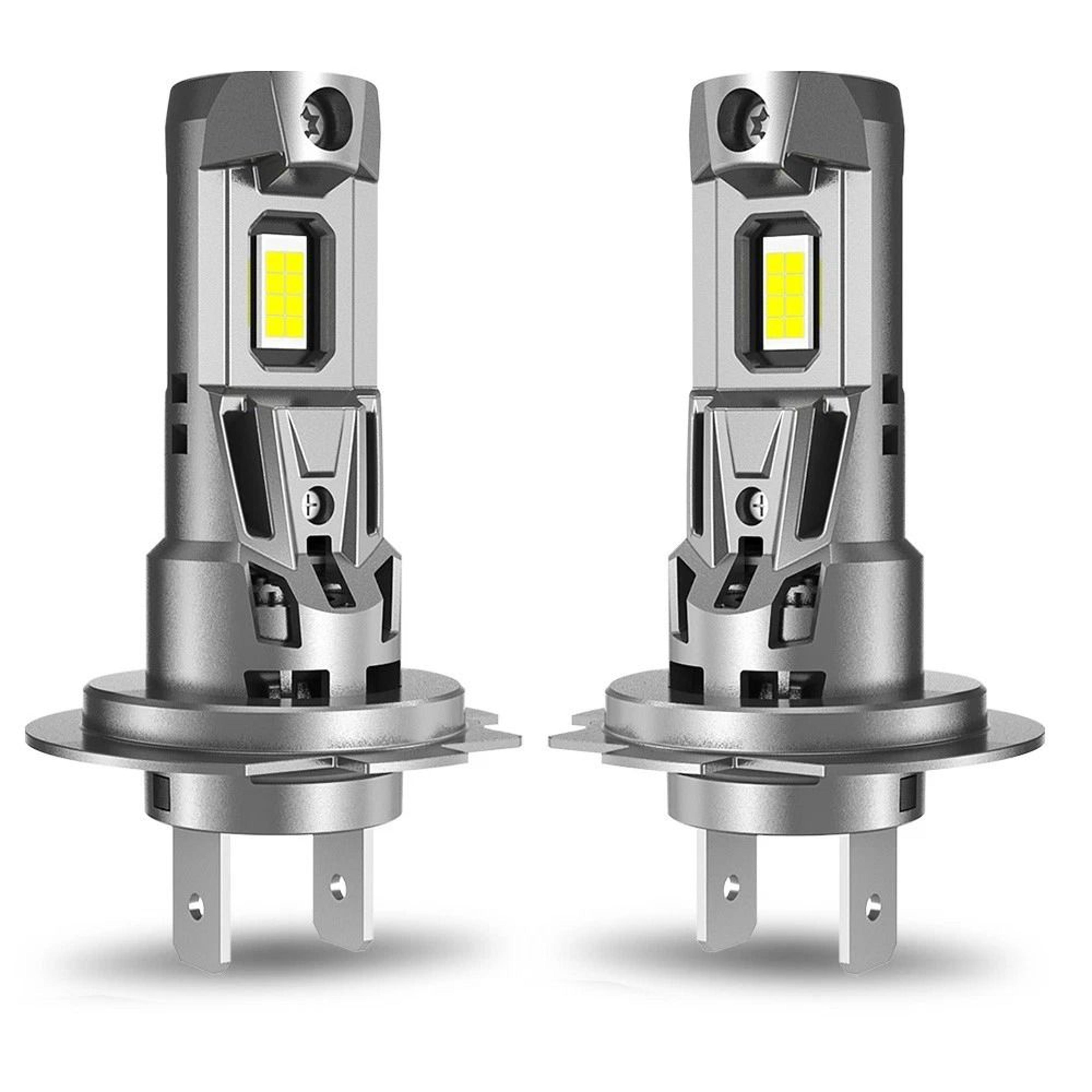 led headlight bulbs, high low beam, super bright, white, noiseless, long life