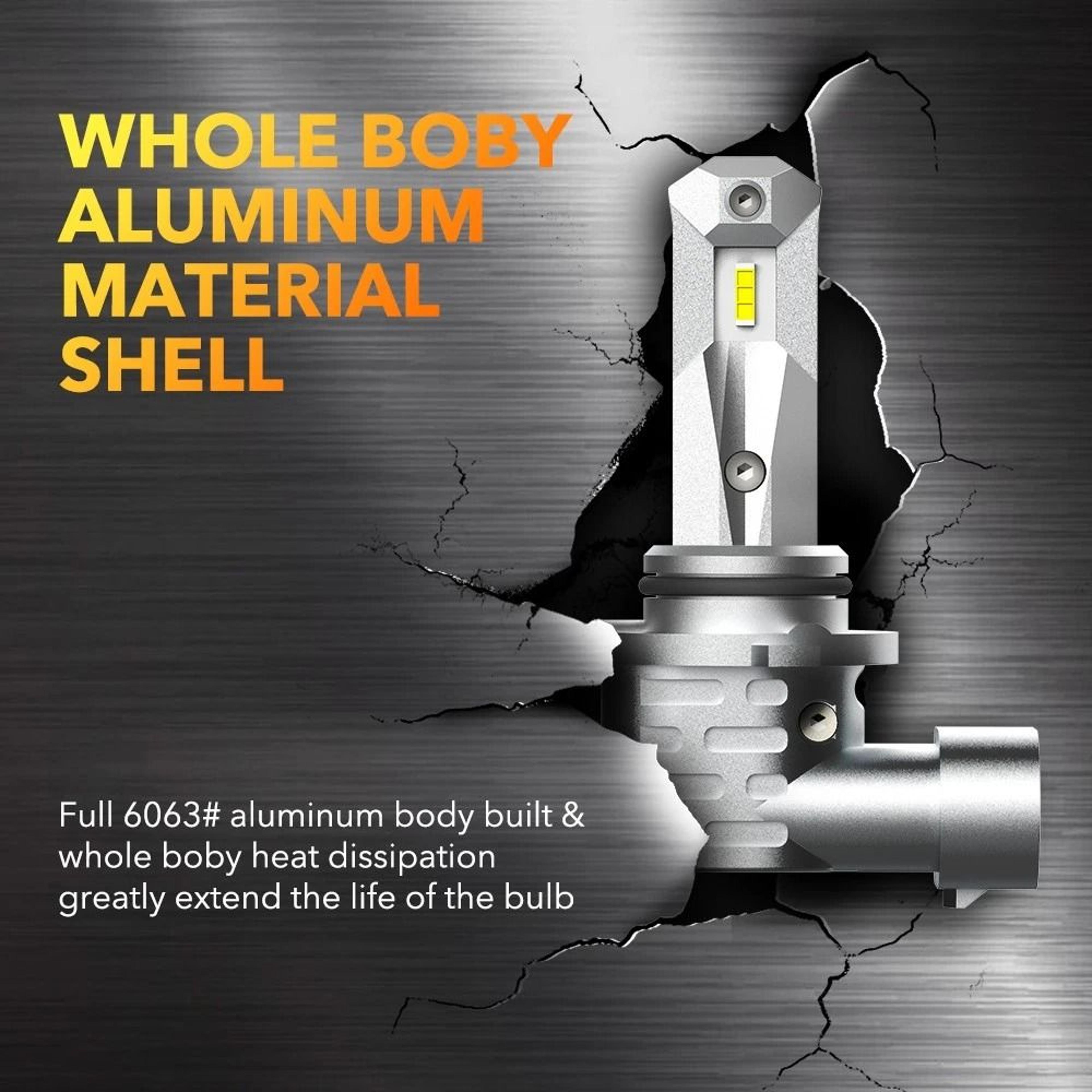 LED Headlight Kit Combo Super Bright Low Beam Bulb White Light LongLasting And Easy Installation Fo 3