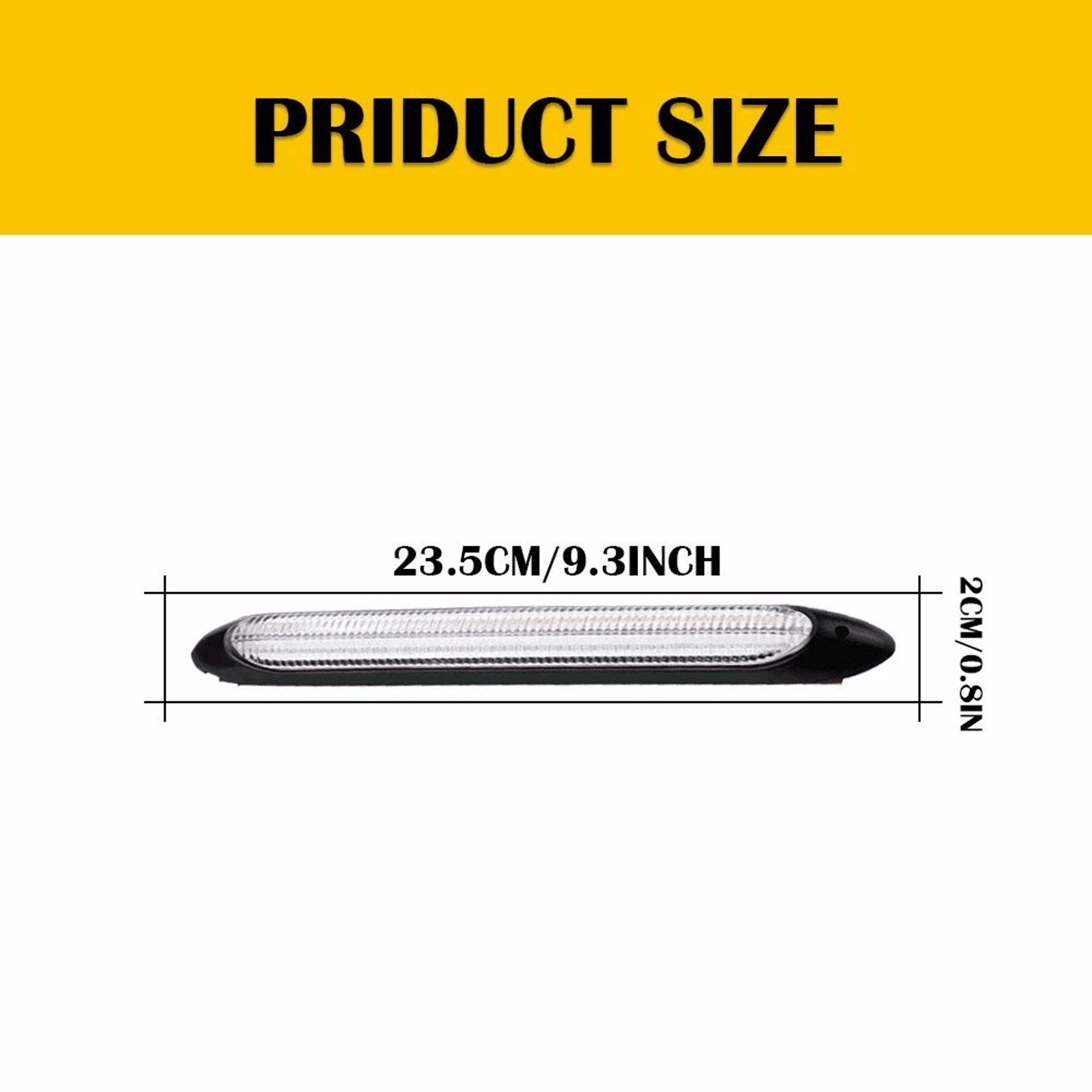 LED Daytime Running Light Strips For Cars Sequential Flow Turn Signal Lamp Waterproof LED Strip Hea