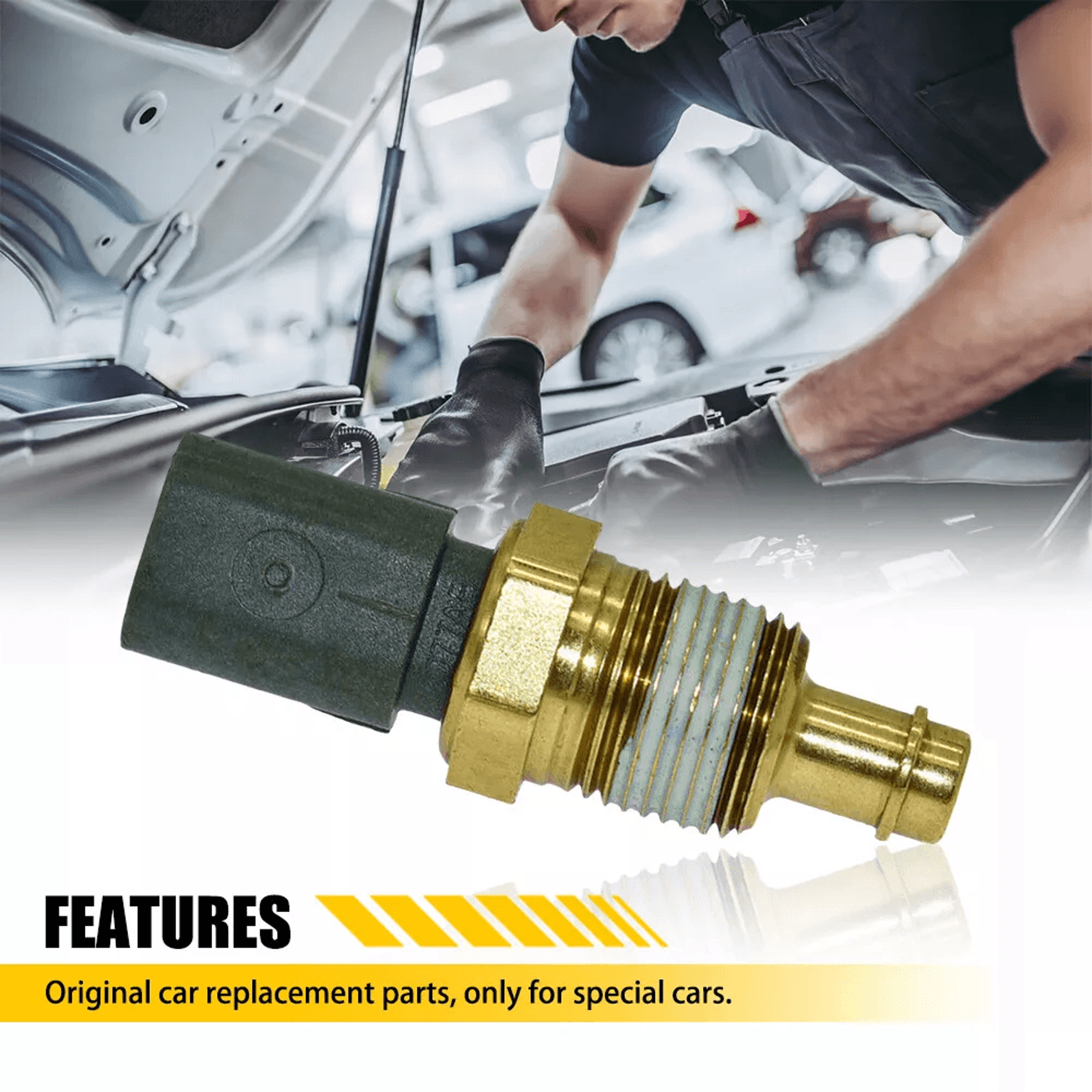 LED Headlight Conversion Kit With New Original Engine Coolant Temperature Sensor Long Lifespan Inst 9