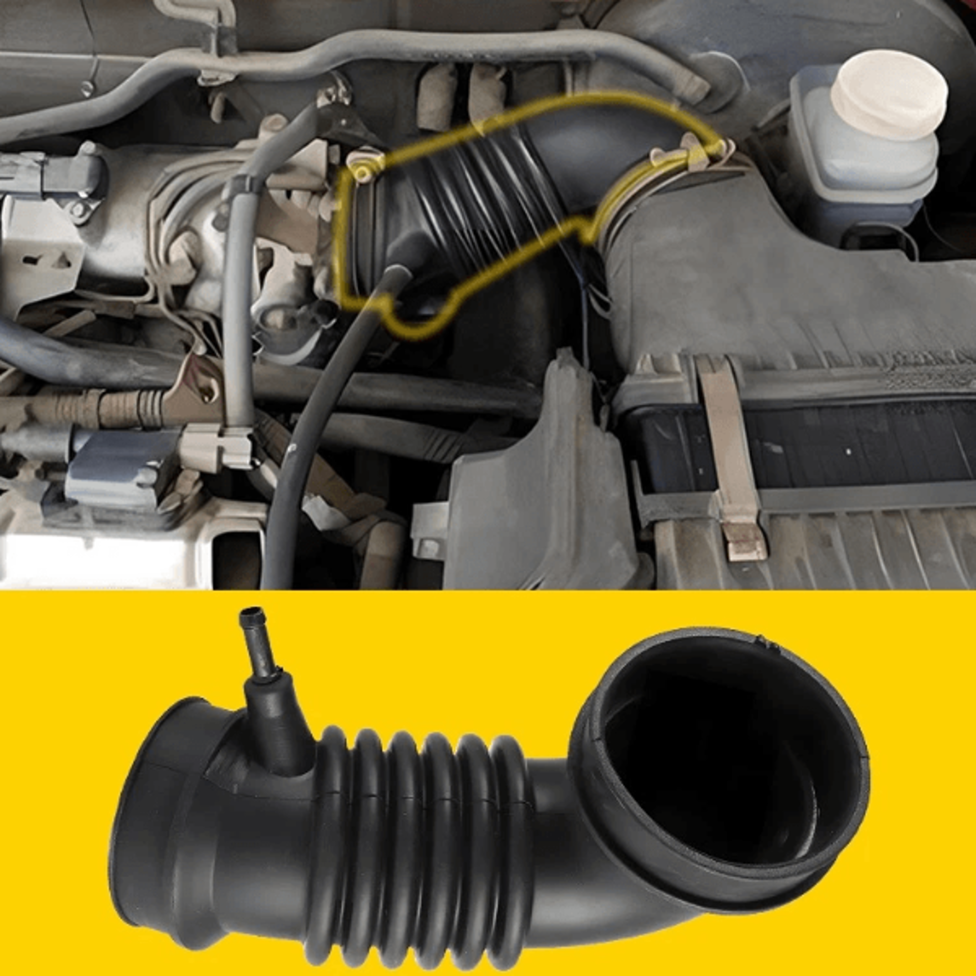air cleaner intake hose, high-quality performance parts, easy fix, prevents air leaks, boosts engine efficiency and fuel