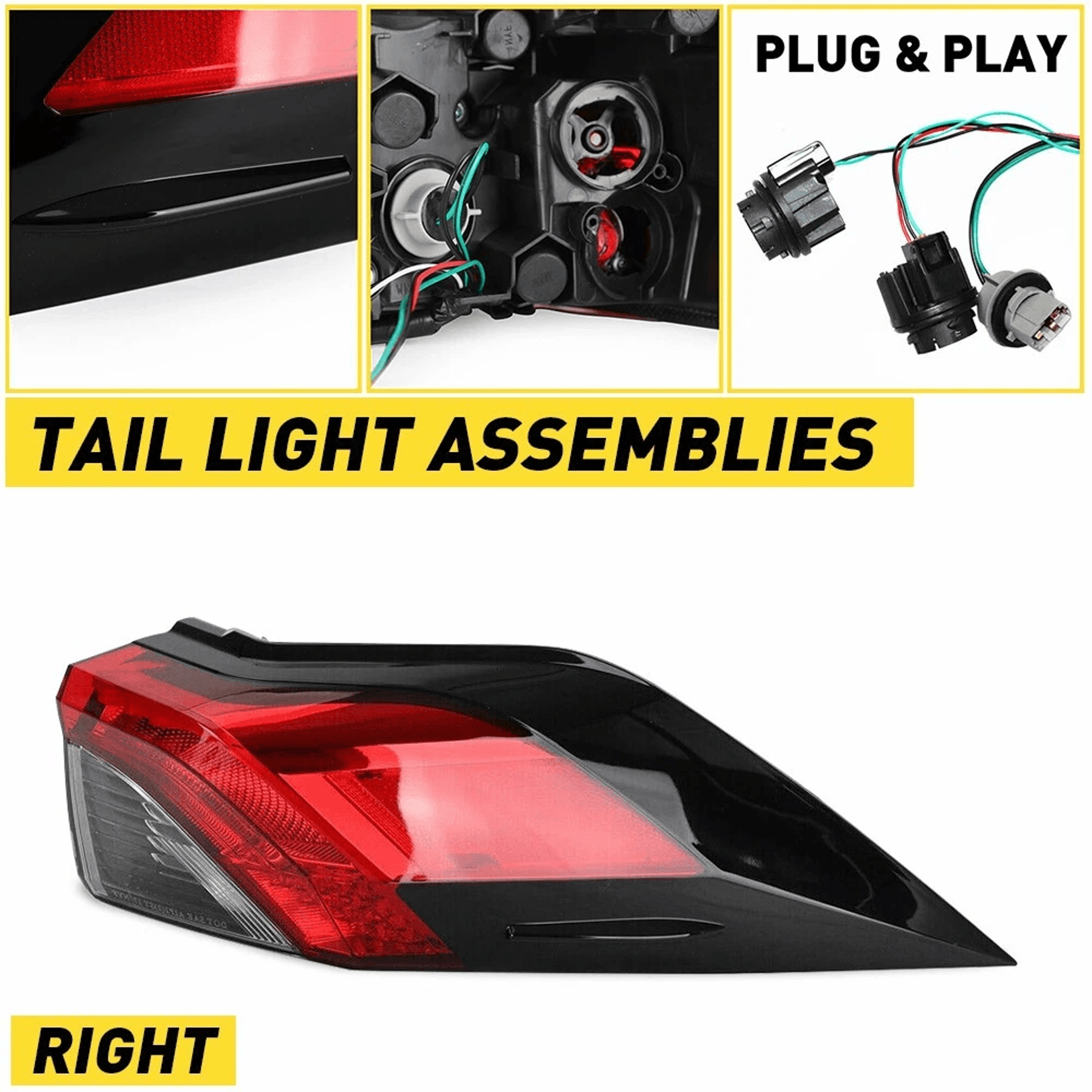 Passenger Rear Right Tail Light Outer Brake Lamp For Cars 1
