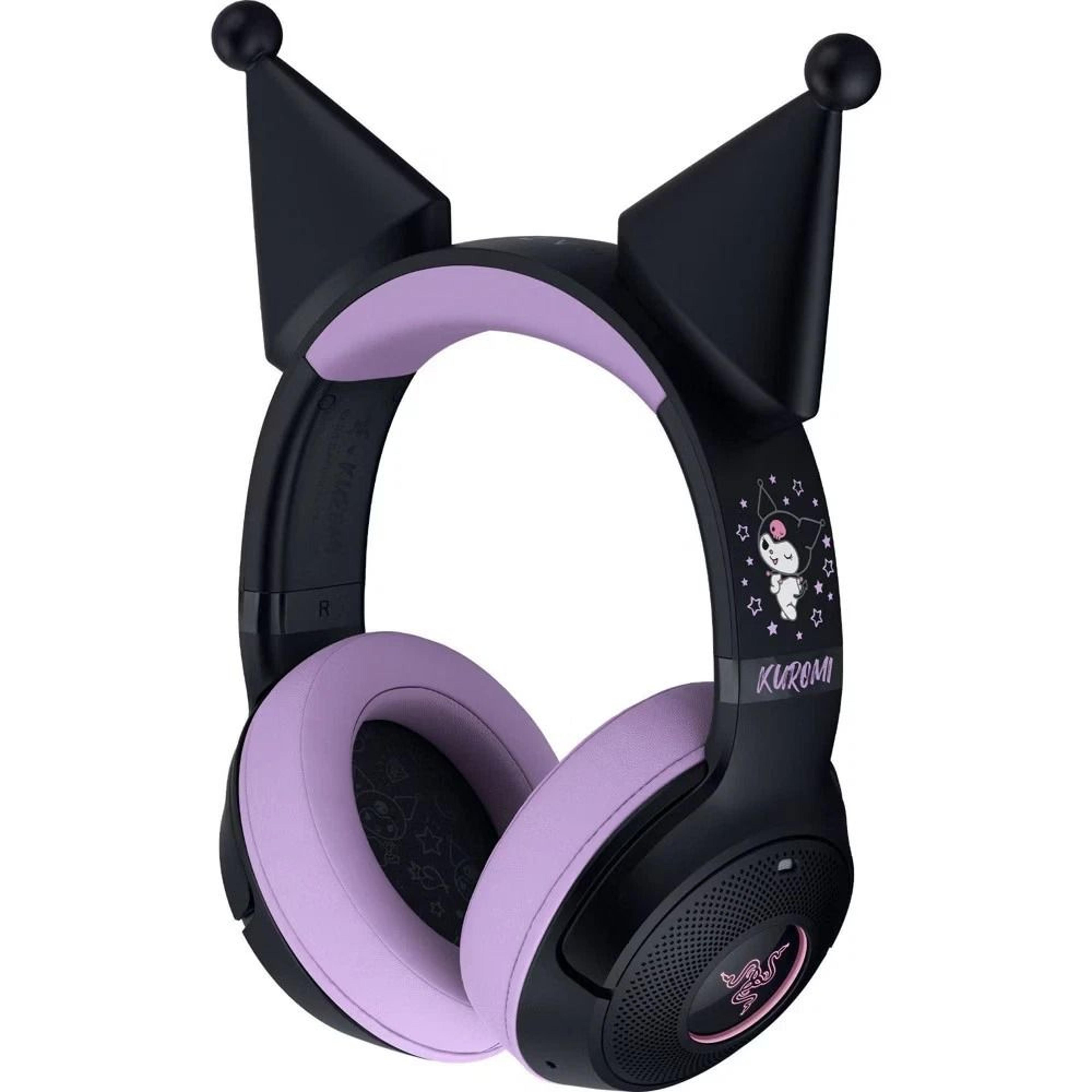 kraken kitty bt wireless headset, gaming, mac, chroma rgb lighting, surround sound