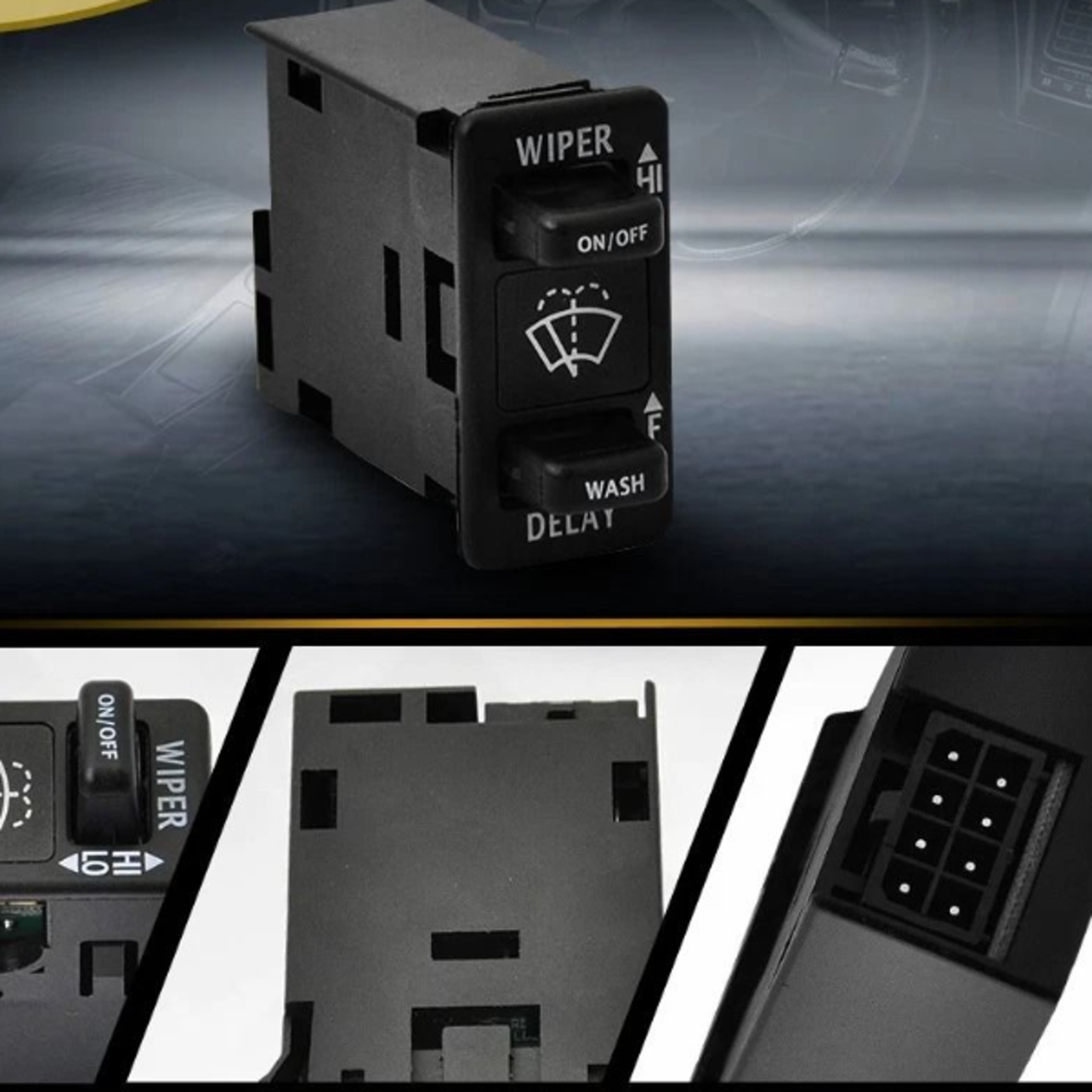 fits freightliner wiper control switch, durable, direct replacement, tested for accuracy, easy install