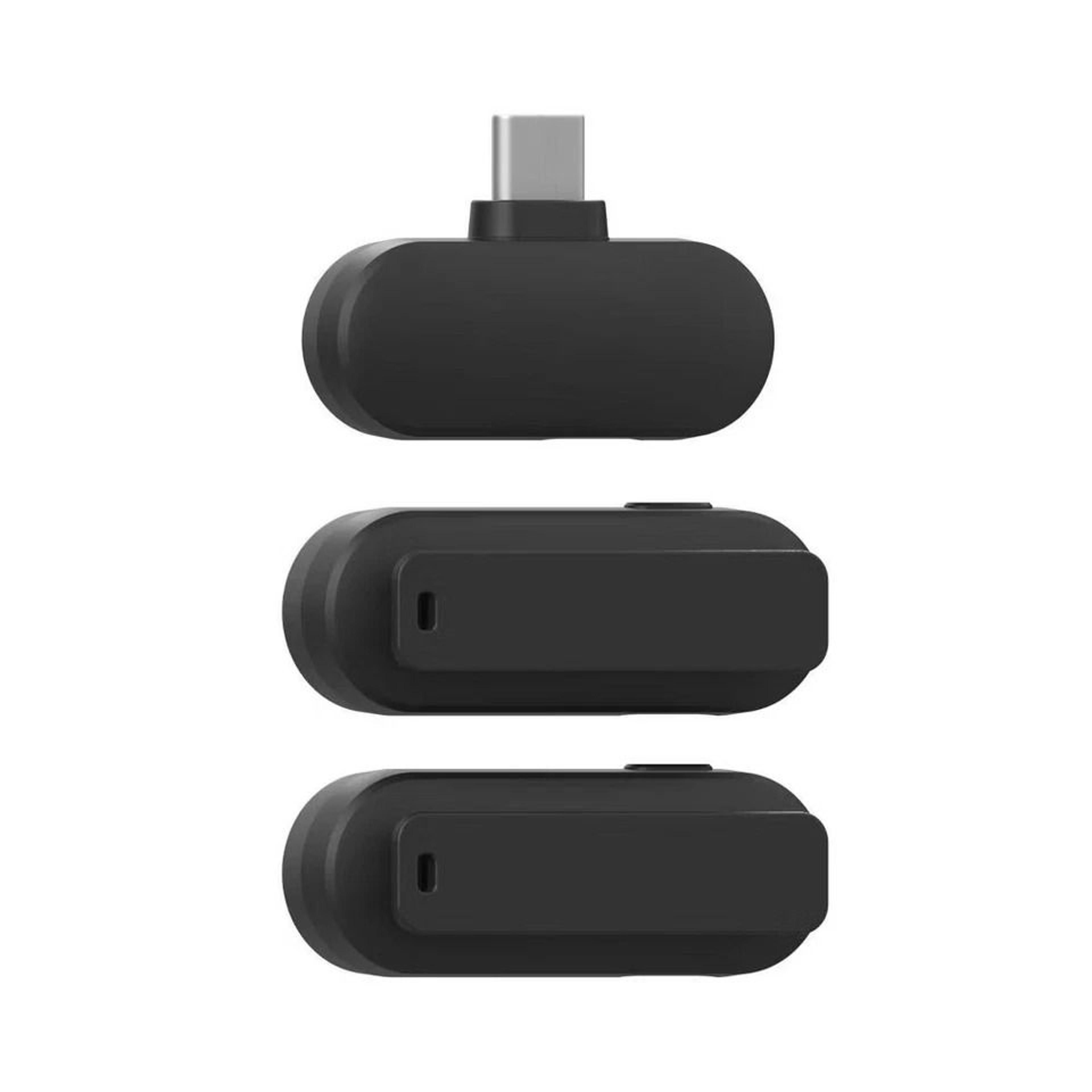 Wireless Microphone Audio Mic With Dual USBC Charger Clear Sound For Content Creation 2