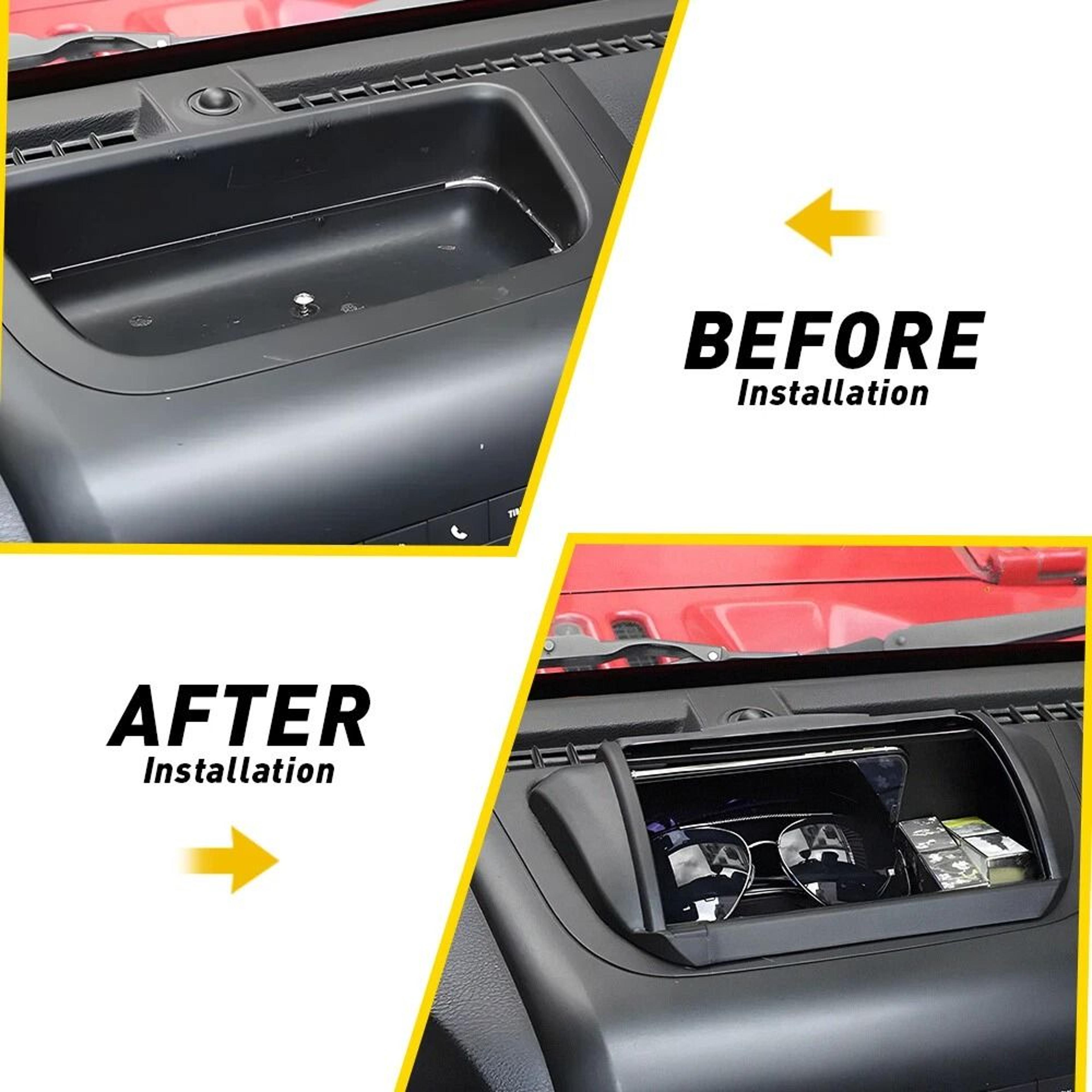 Vehicle Console Storage Box Holder HighQuality Dashboard Organizer Easy Installation Perfect Fit Fo 6