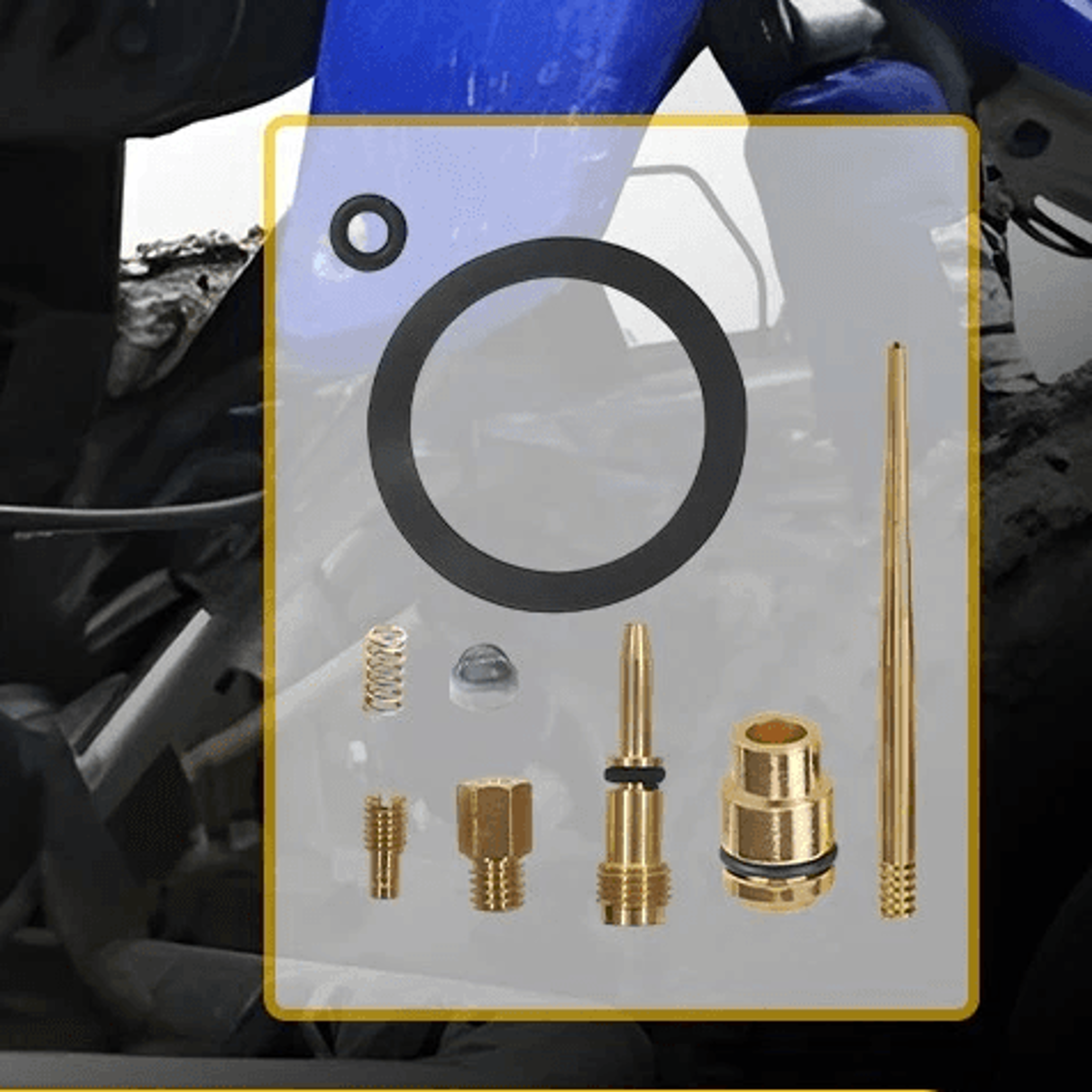 carb jets needle, carburetor rebuild kit, high-quality gasket set
