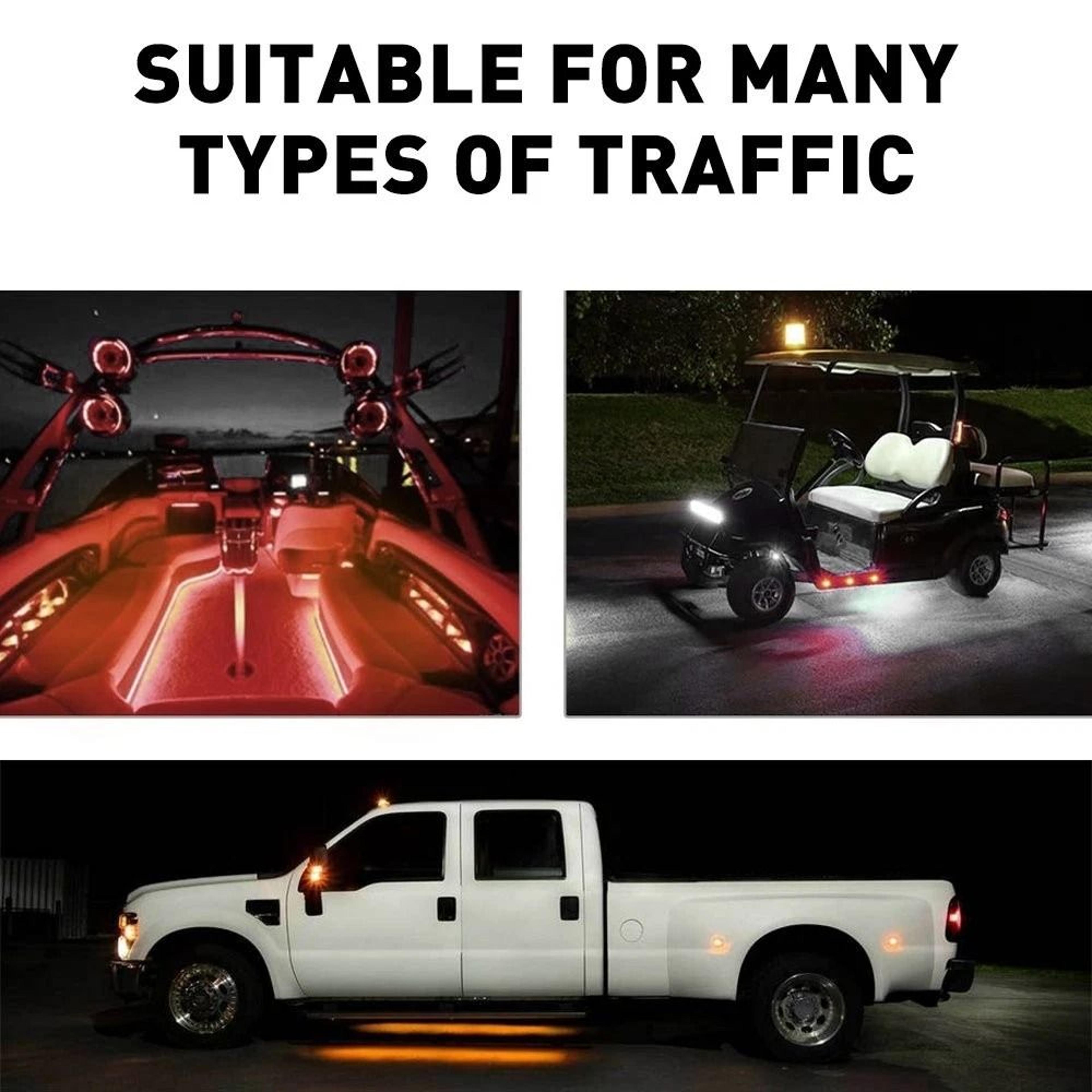 Light Bulbs Fit Red LED Side Marker Long Life LED Compact Space Saving Design 6