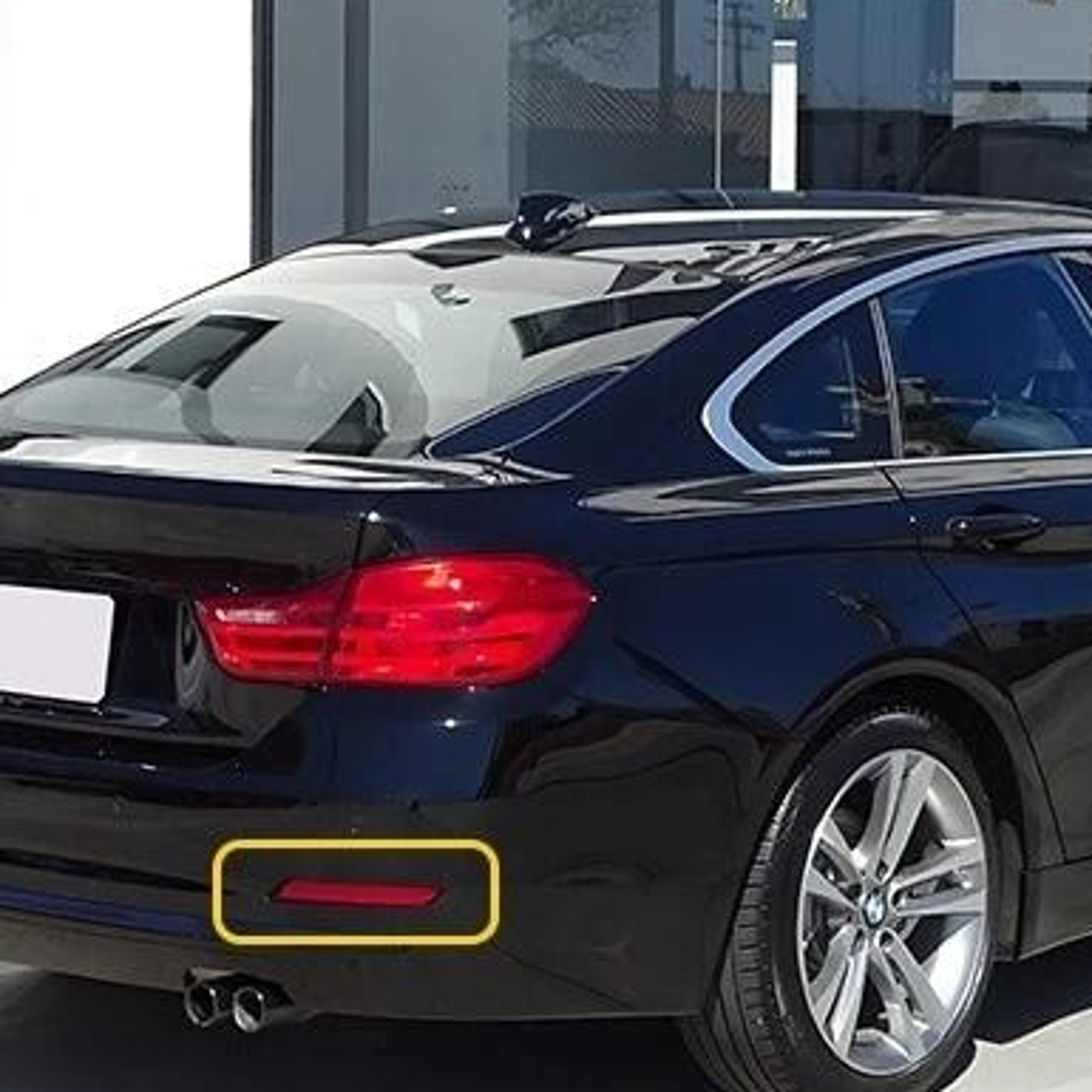 high-quality rear bumper reflector light case for tail lamp left & right