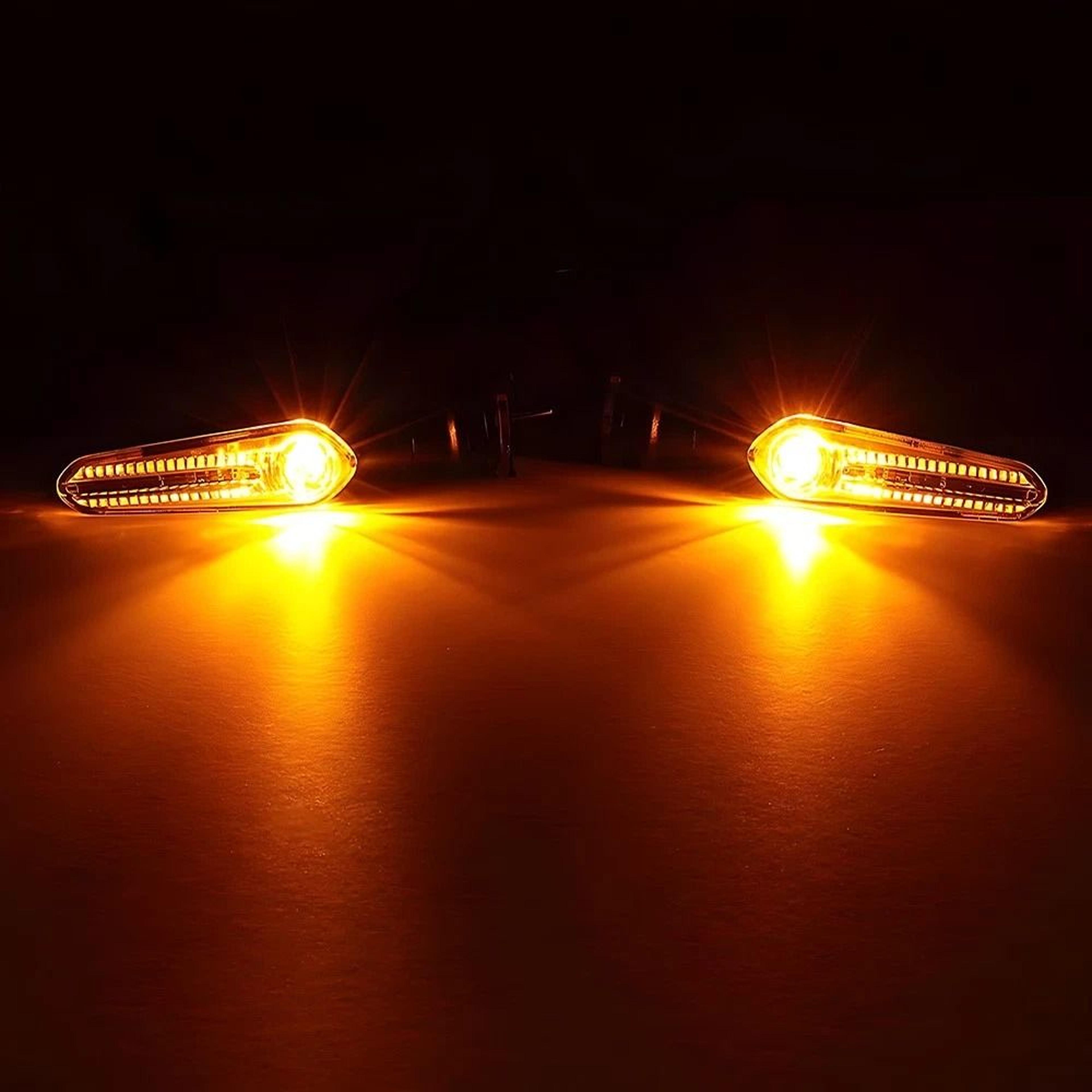 waterproof led turn signal blinker lights high brightness motorcycle signals