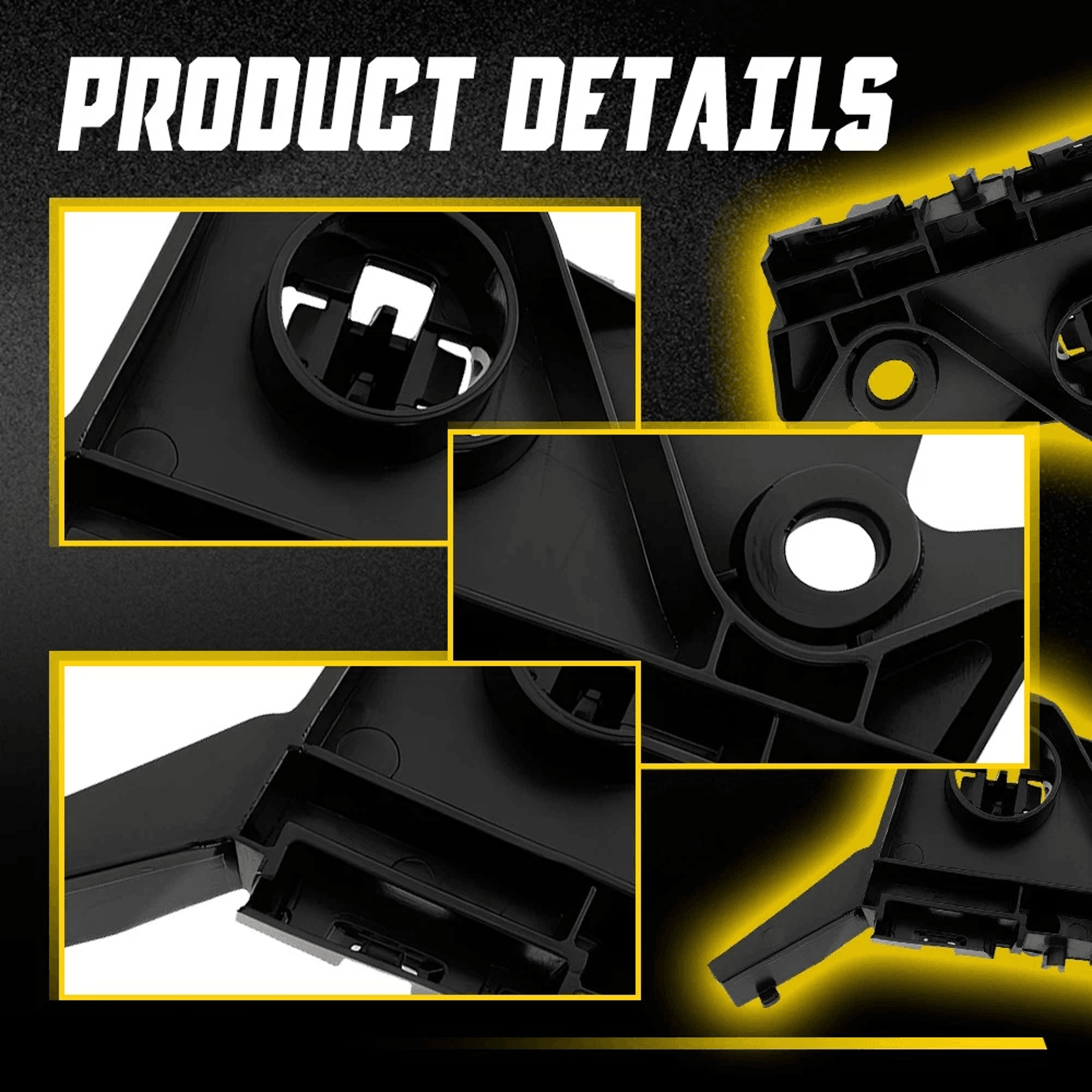 Durable Front Driver  Passenger Bumper Support Brackets For Easy Installation 7