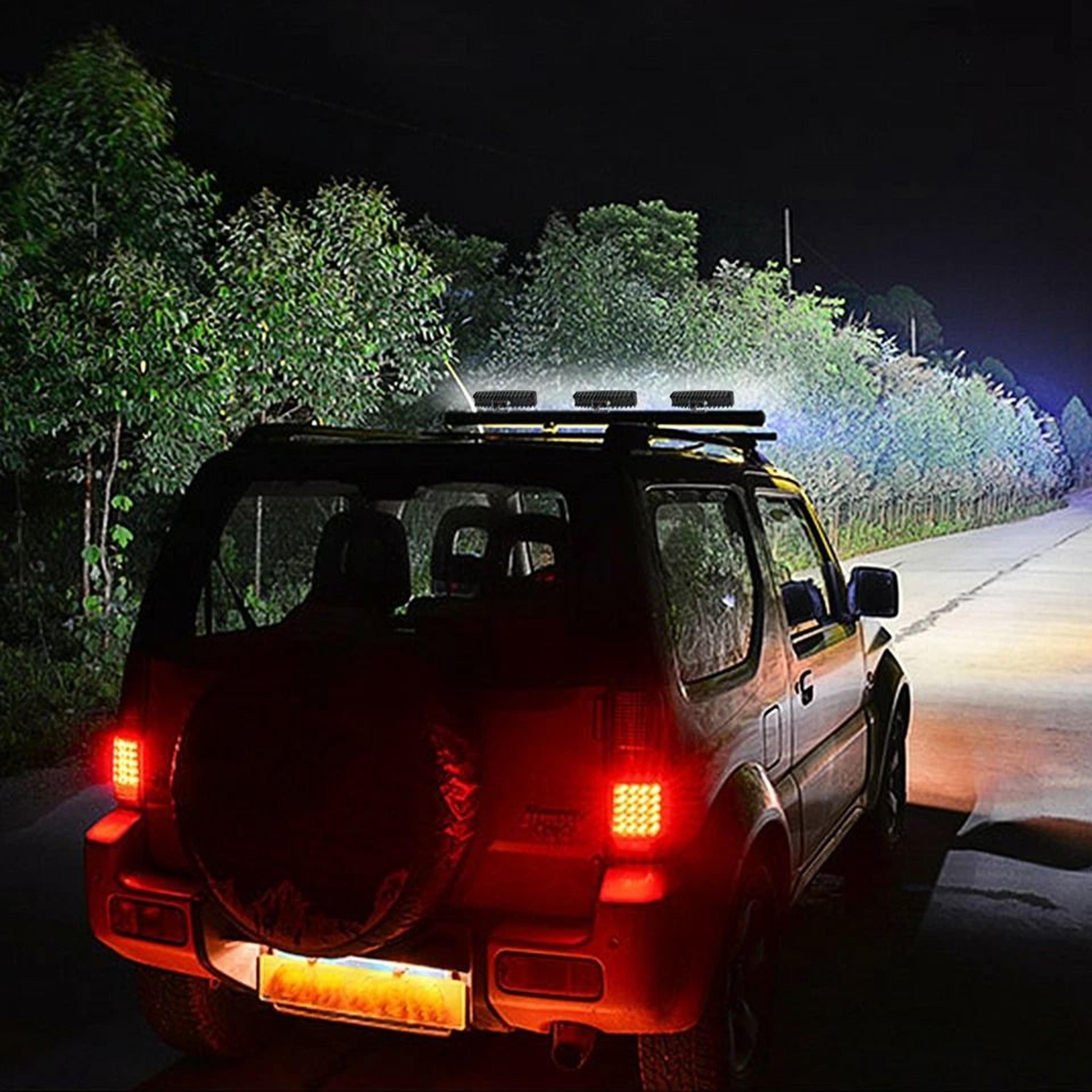 LED Light Bar Fog Light For Jeep Truck Waterproof Spot Flood Beam Offroad Work Light 10