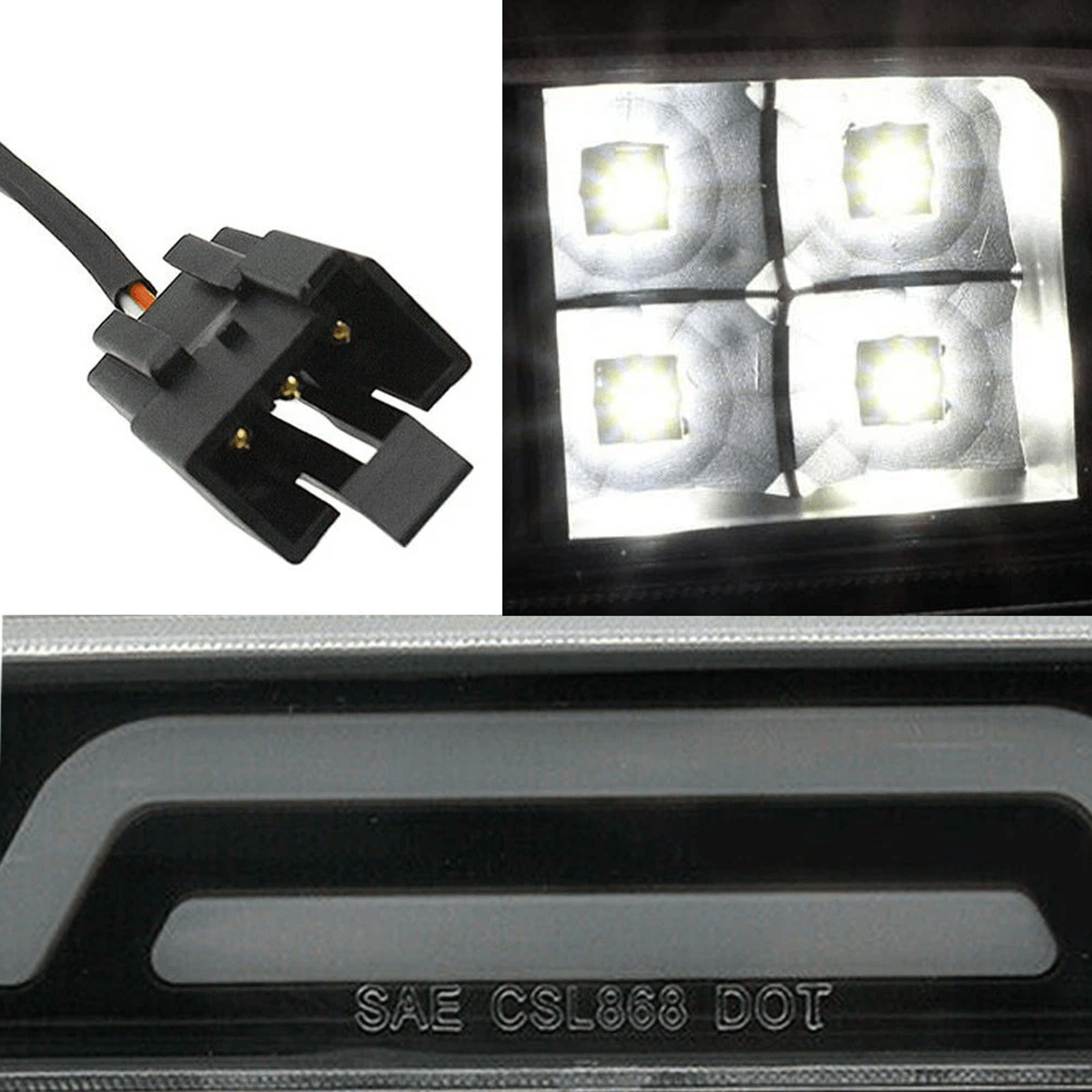 Black LED 3rd Brake Light Tail Light Plug And Play HighPerformance 0
