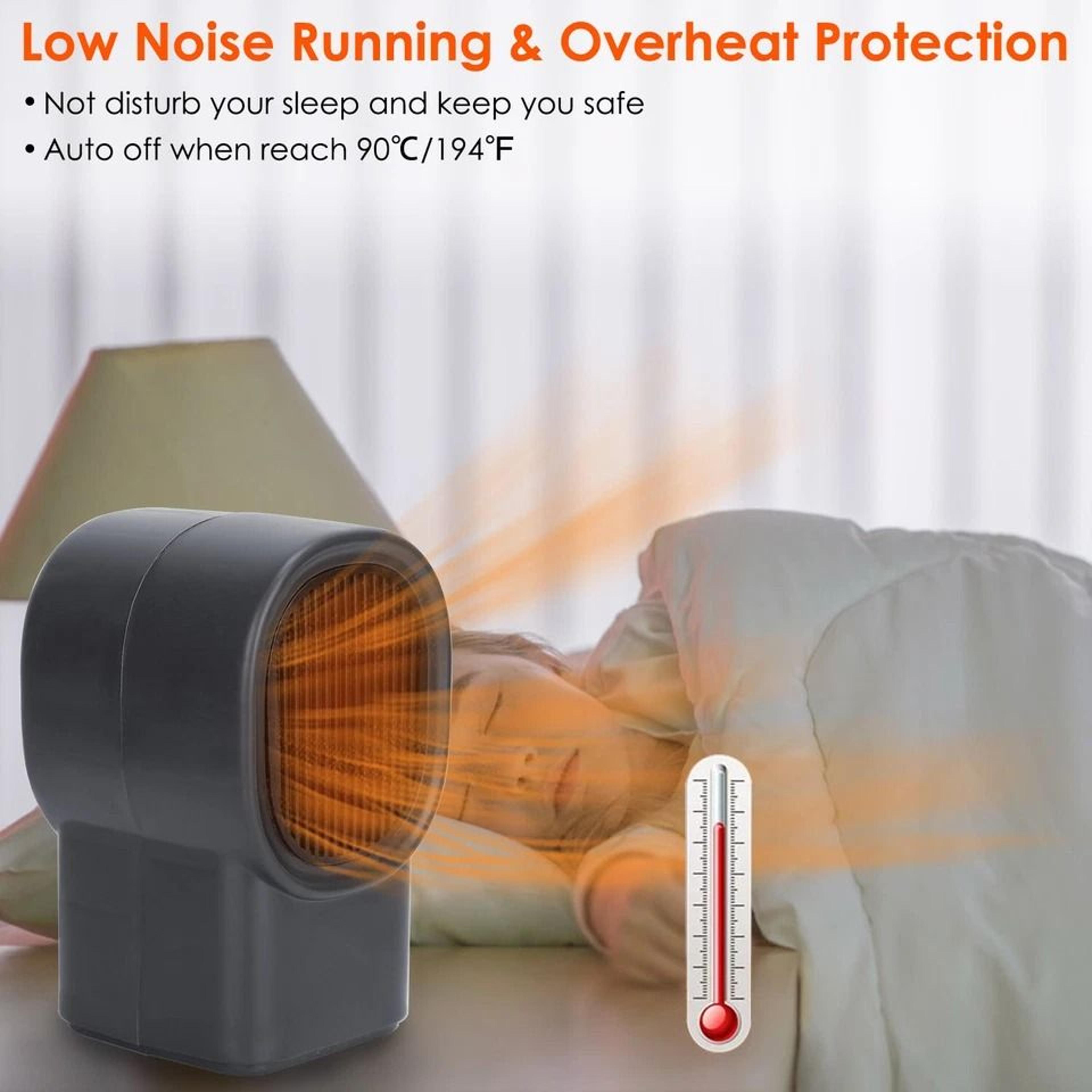 Electric Space Heater Small Desktop Heater For Office  Home EnergySaving Quiet Portable Heater For  5
