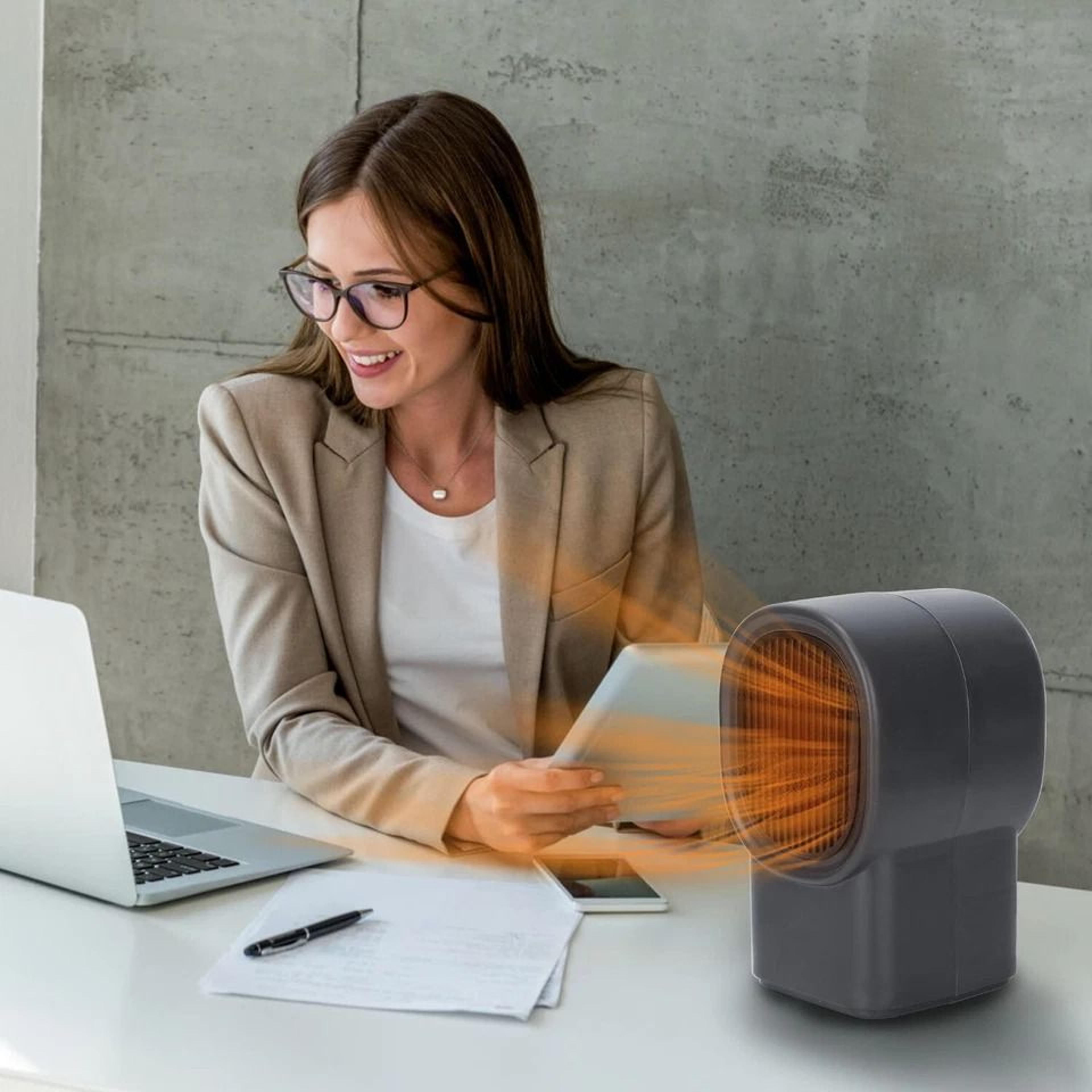 Electric Space Heater Small Desktop Heater For Office  Home EnergySaving Quiet Portable Heater For  7