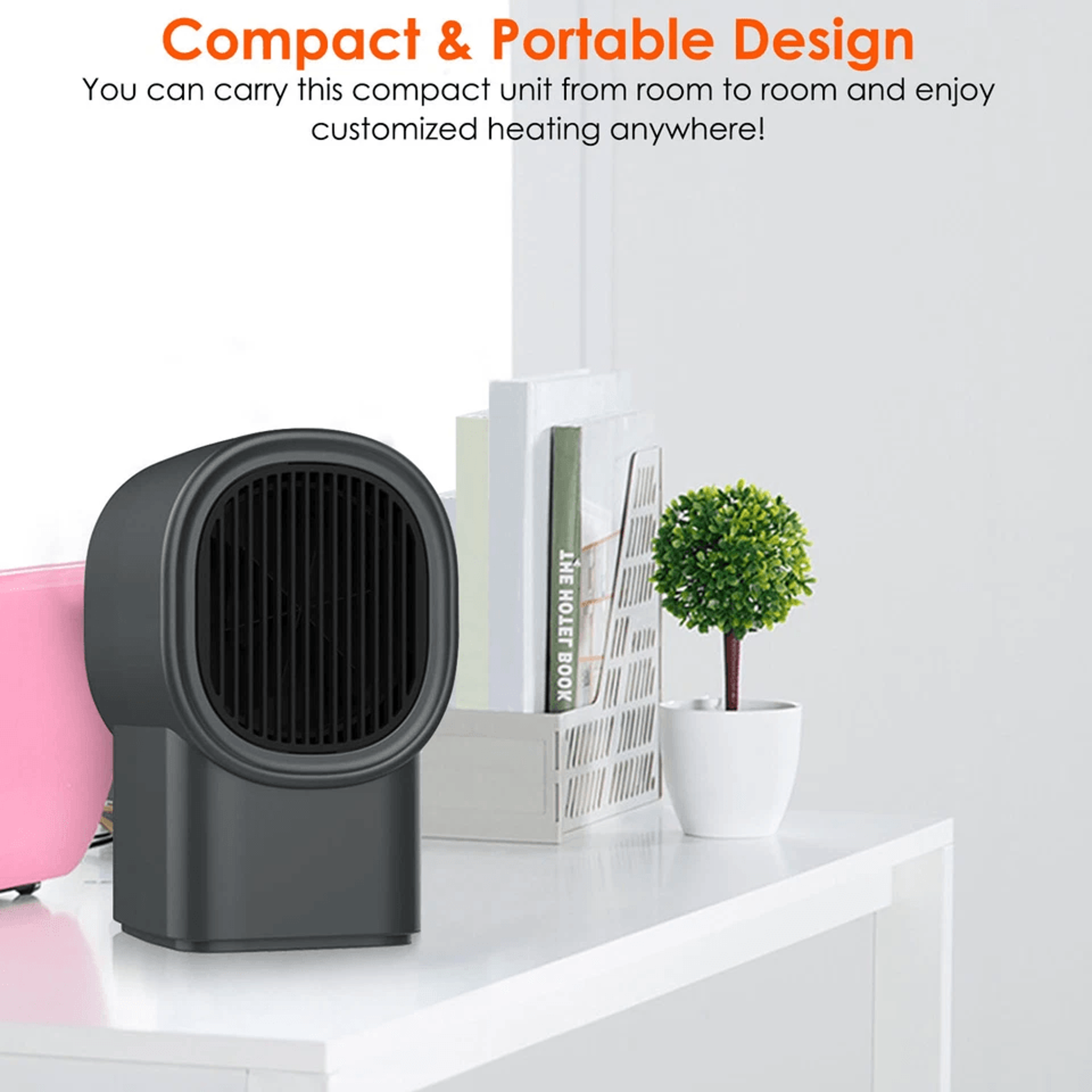 Electric Space Heater Small Desktop Heater For Office  Home EnergySaving Quiet Portable Heater For  8