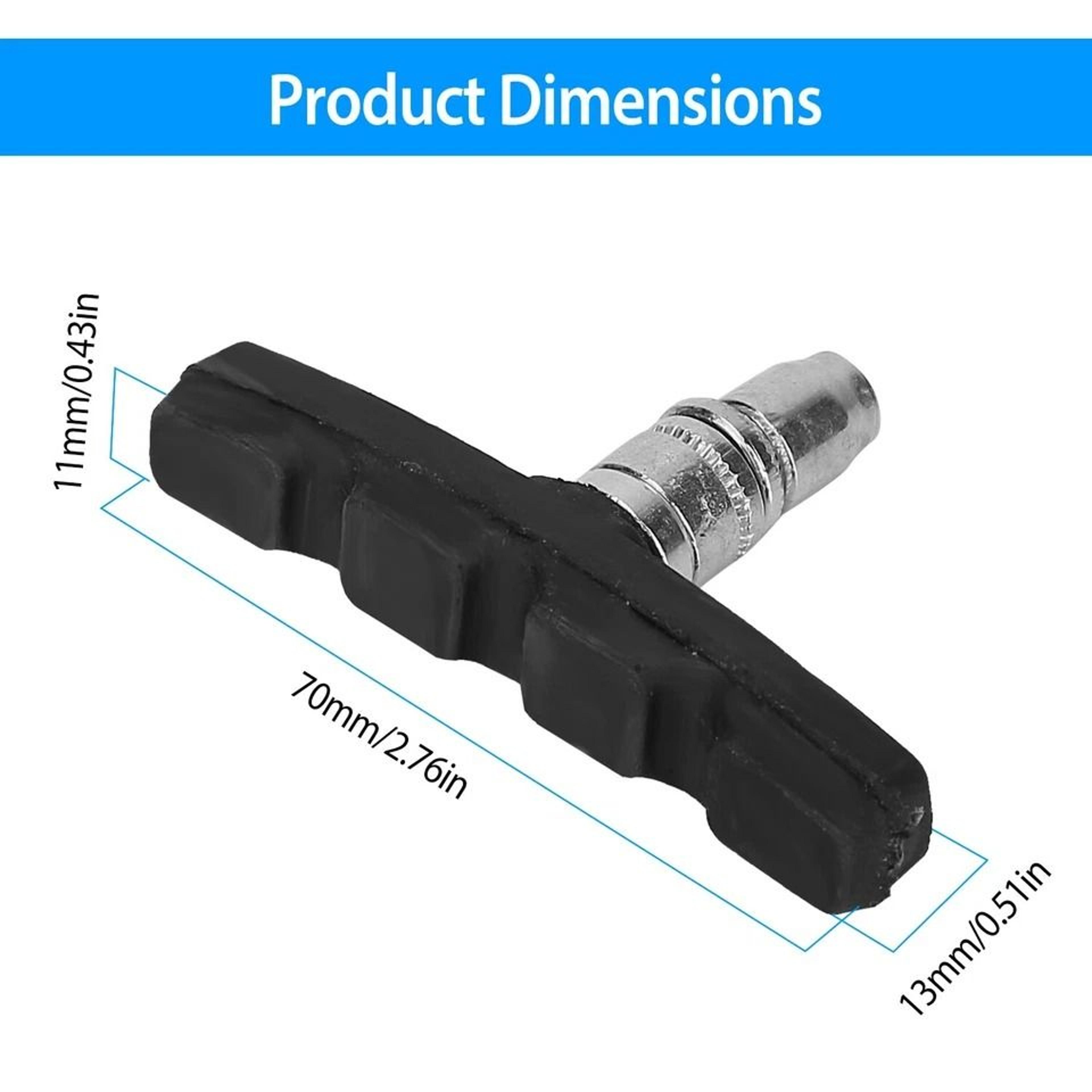 V Brake Pads Cycling Bike Shoes Pads NonSlip Bicycle Stop Caliper Rim Brake Blocks Set 7