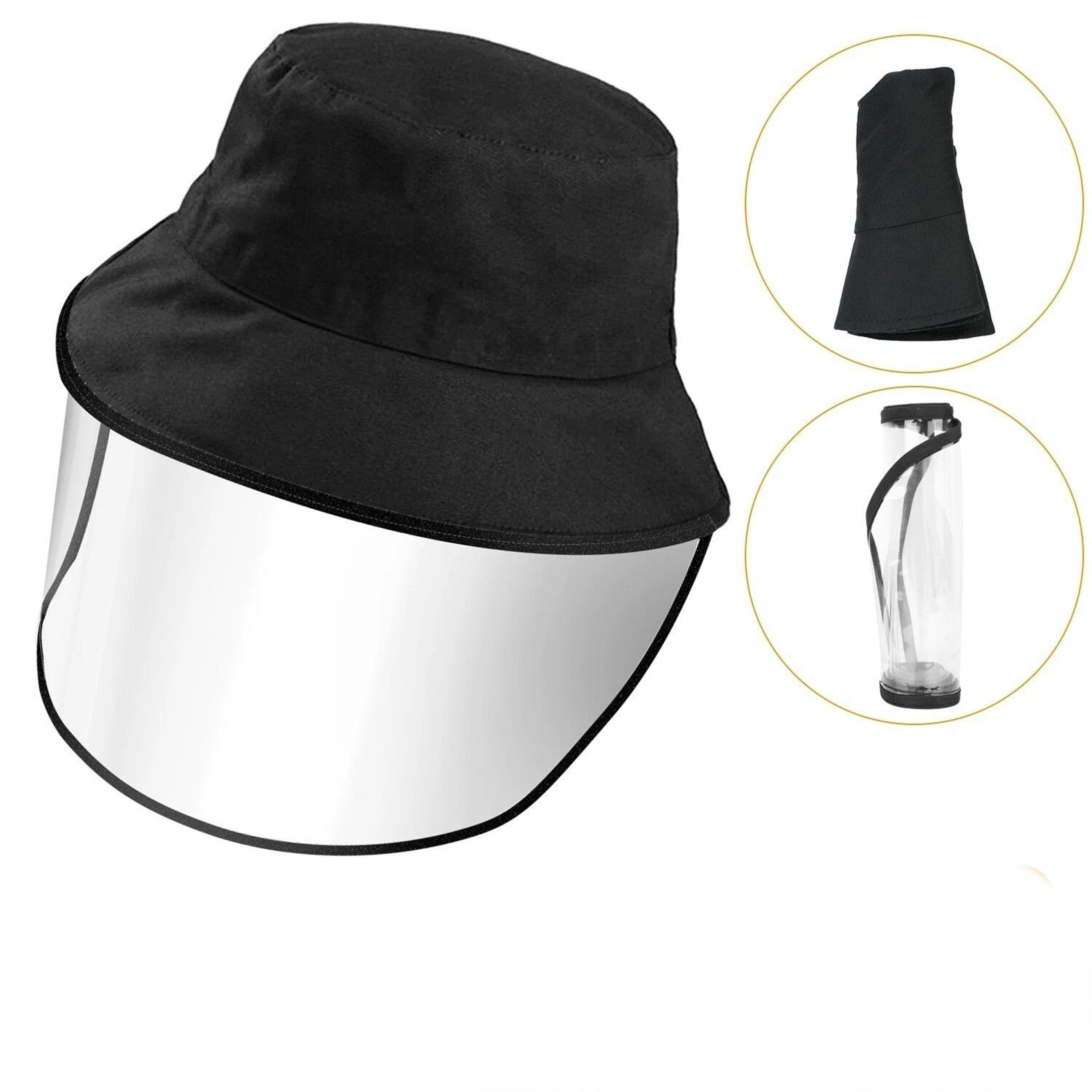 transparent protection hat, anti spitting saliva splash face cover, unisex uv shield cap for outdoor activities