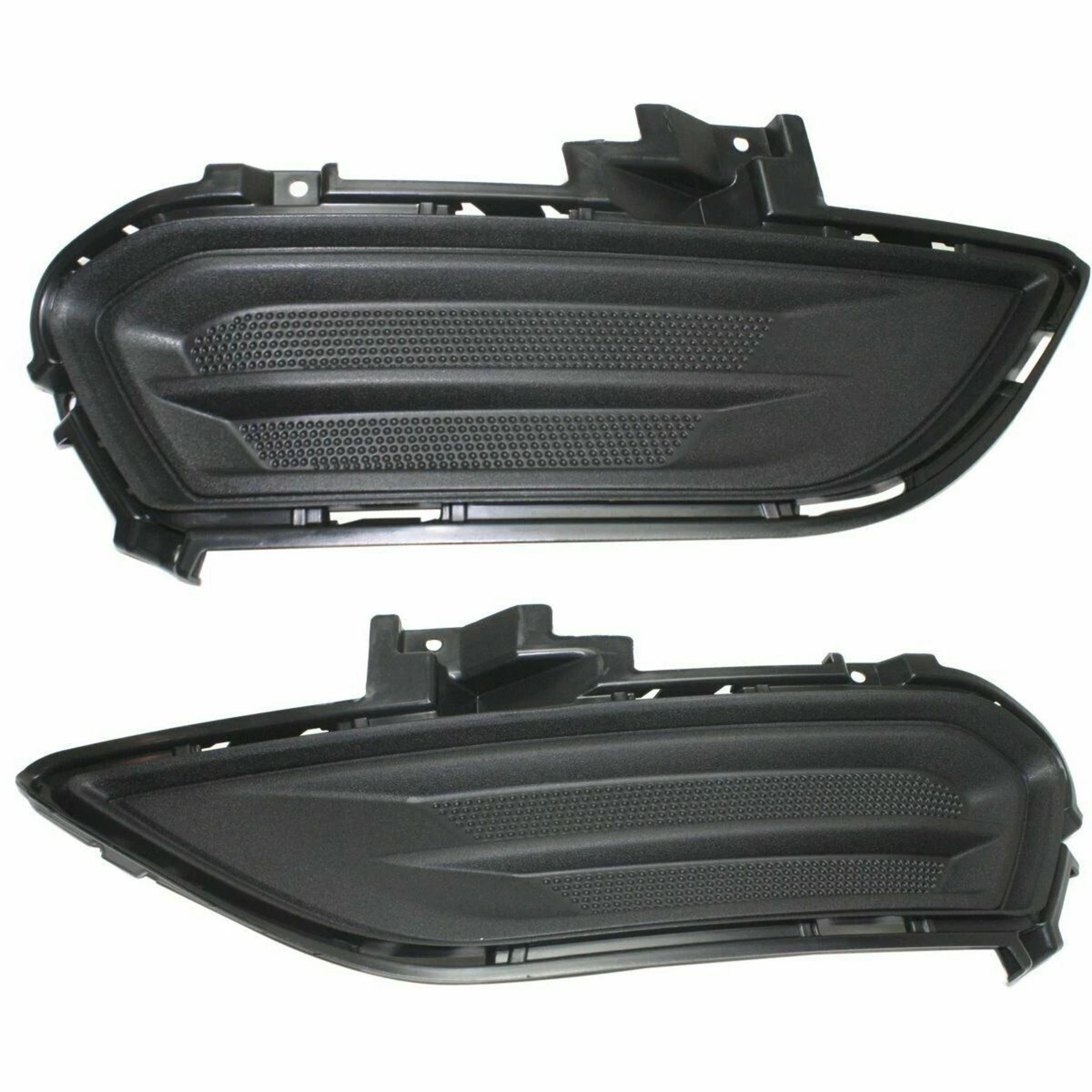 durable driver & passenger side fog lamp covers, perfect fit, long-lasting protection