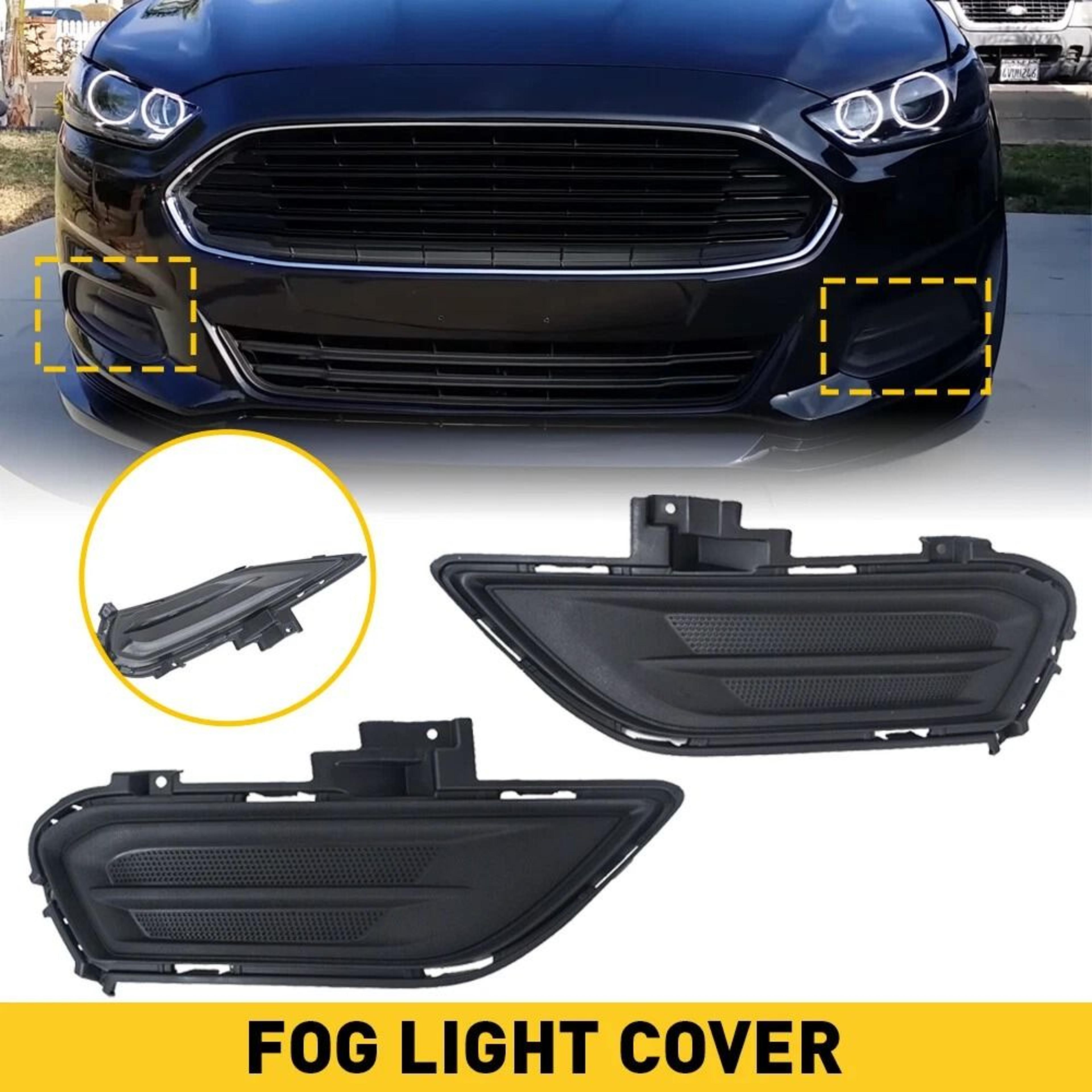 Durable Driver  Passenger Side Fog Lamp Covers Perfect Fit LongLasting Protection 10