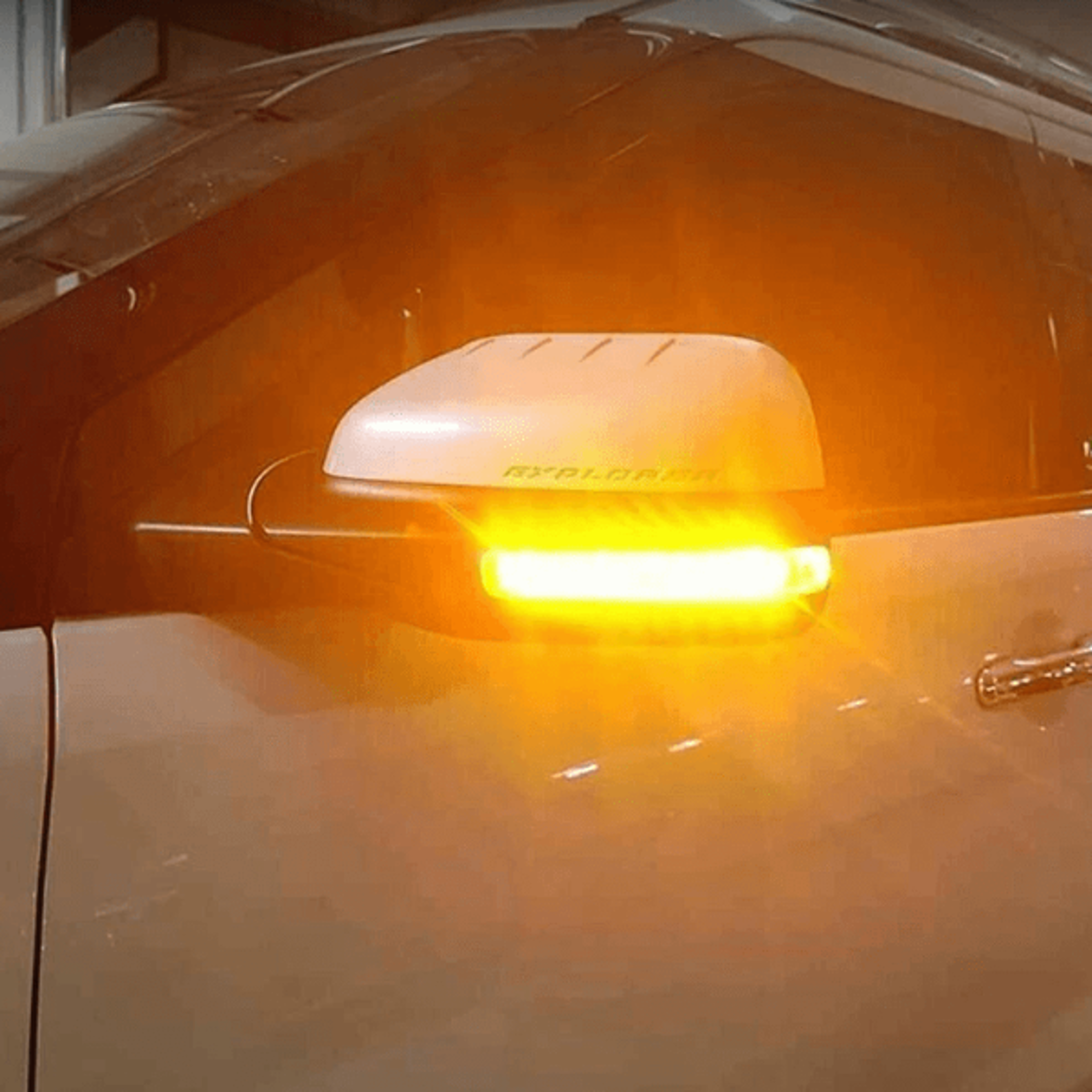 high brightness led smoked side mirror turn signal lights, easy installation