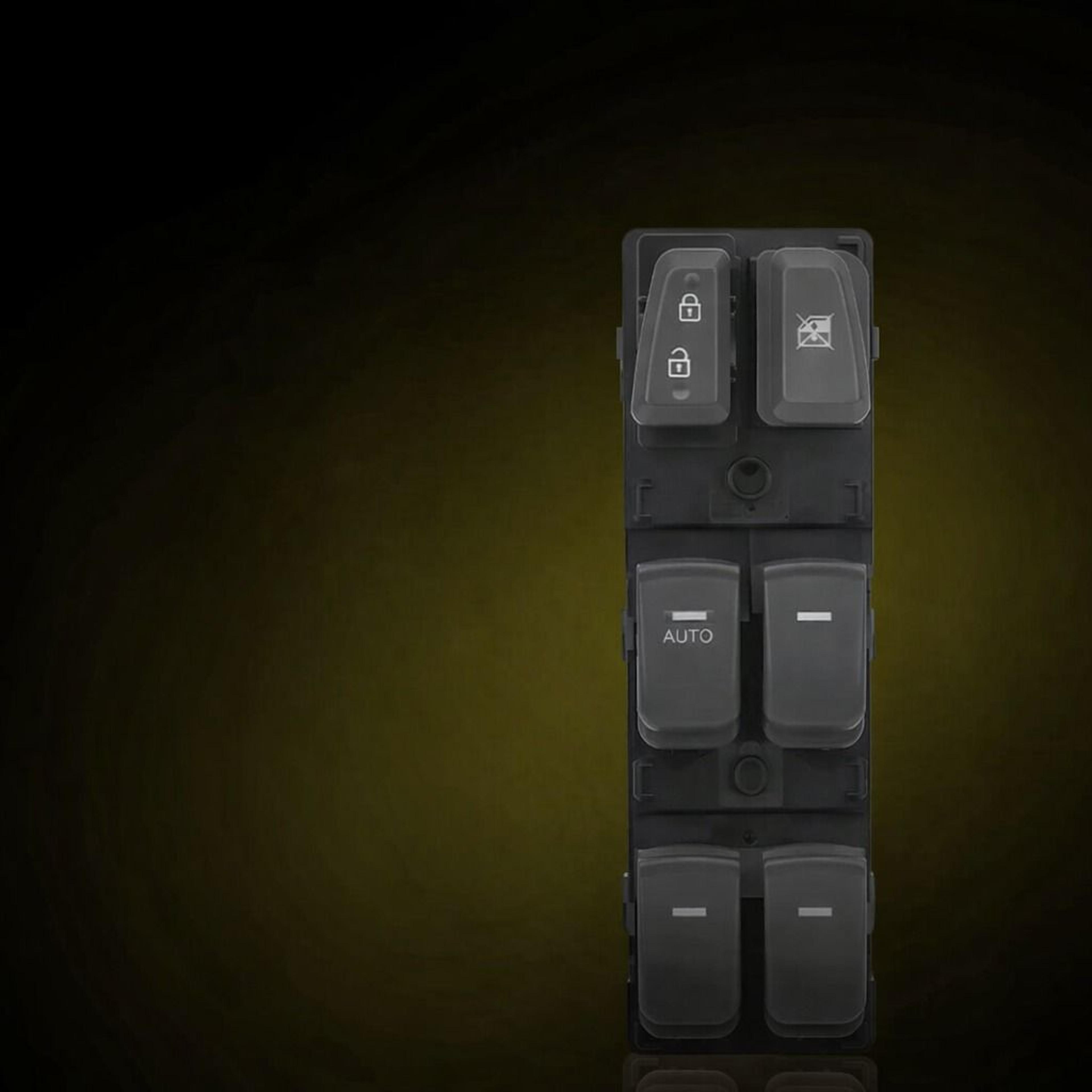 gray left driver door power window switch – direct fit & stable