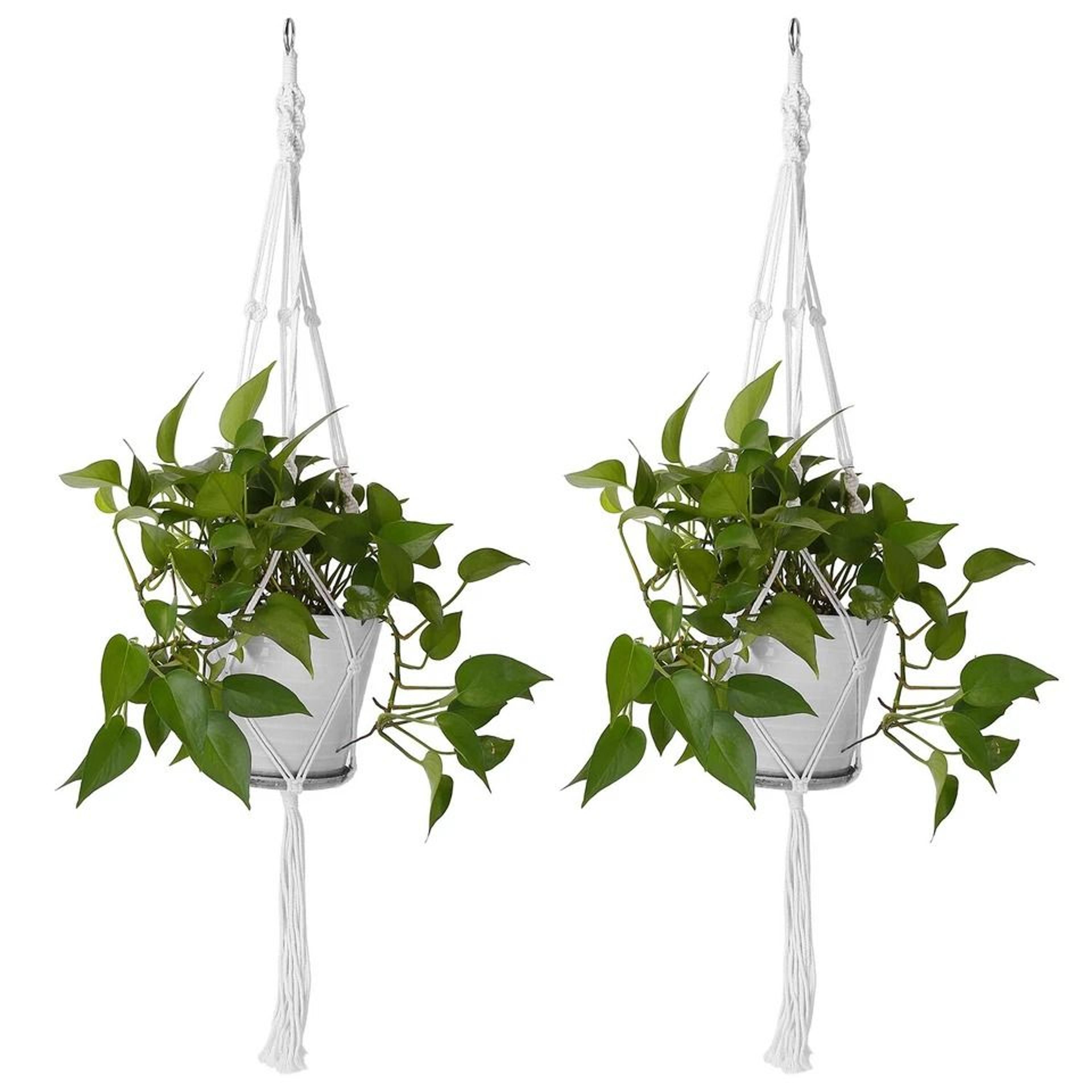macrame net hanging, garden plant hanger, pot holder decor, planter basket rope for bohemian home decoration