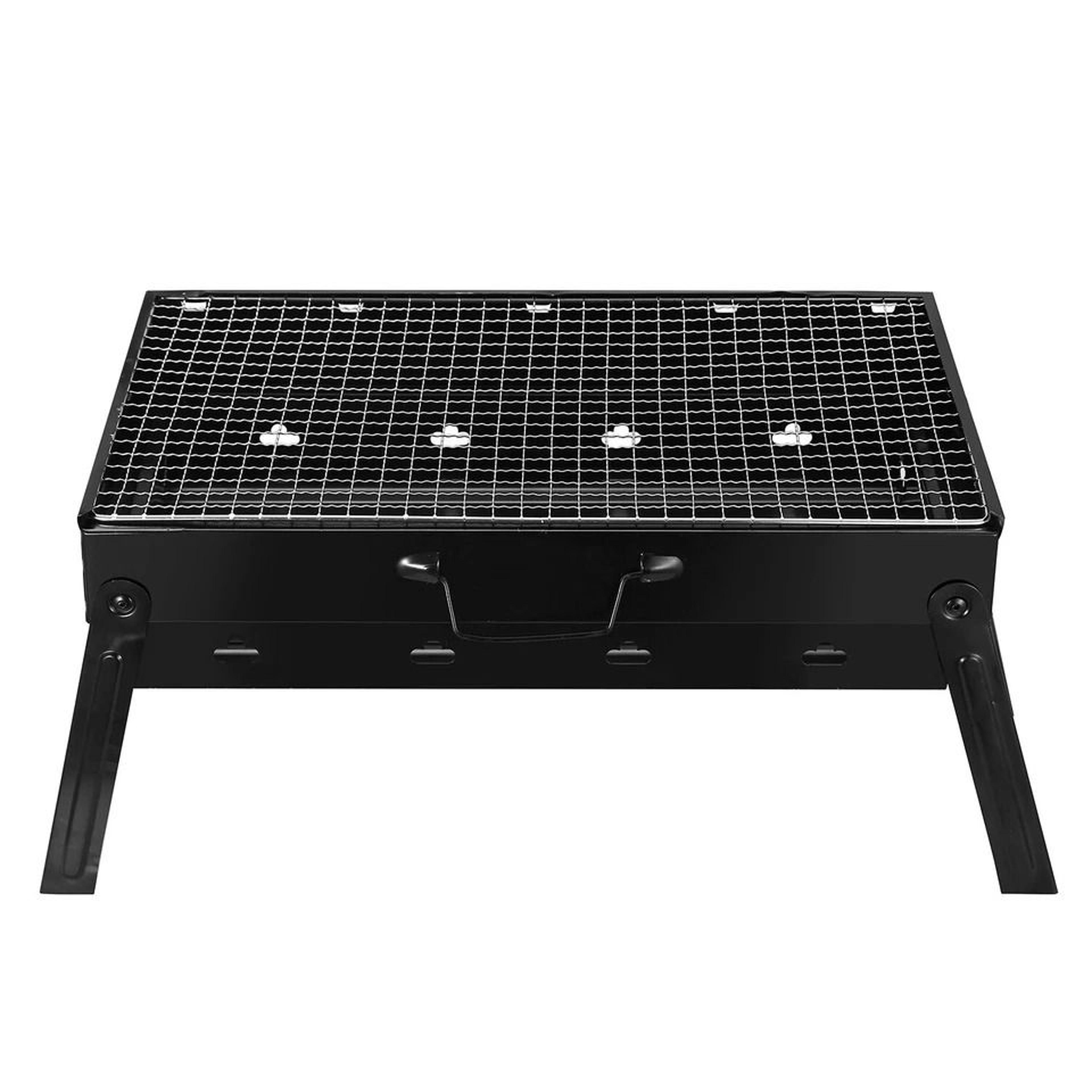 Portable BBQ Barbecue Grill Folding Charcoal Stove Outdoor Cooker For Camping Tailgating Garden BBQ 11