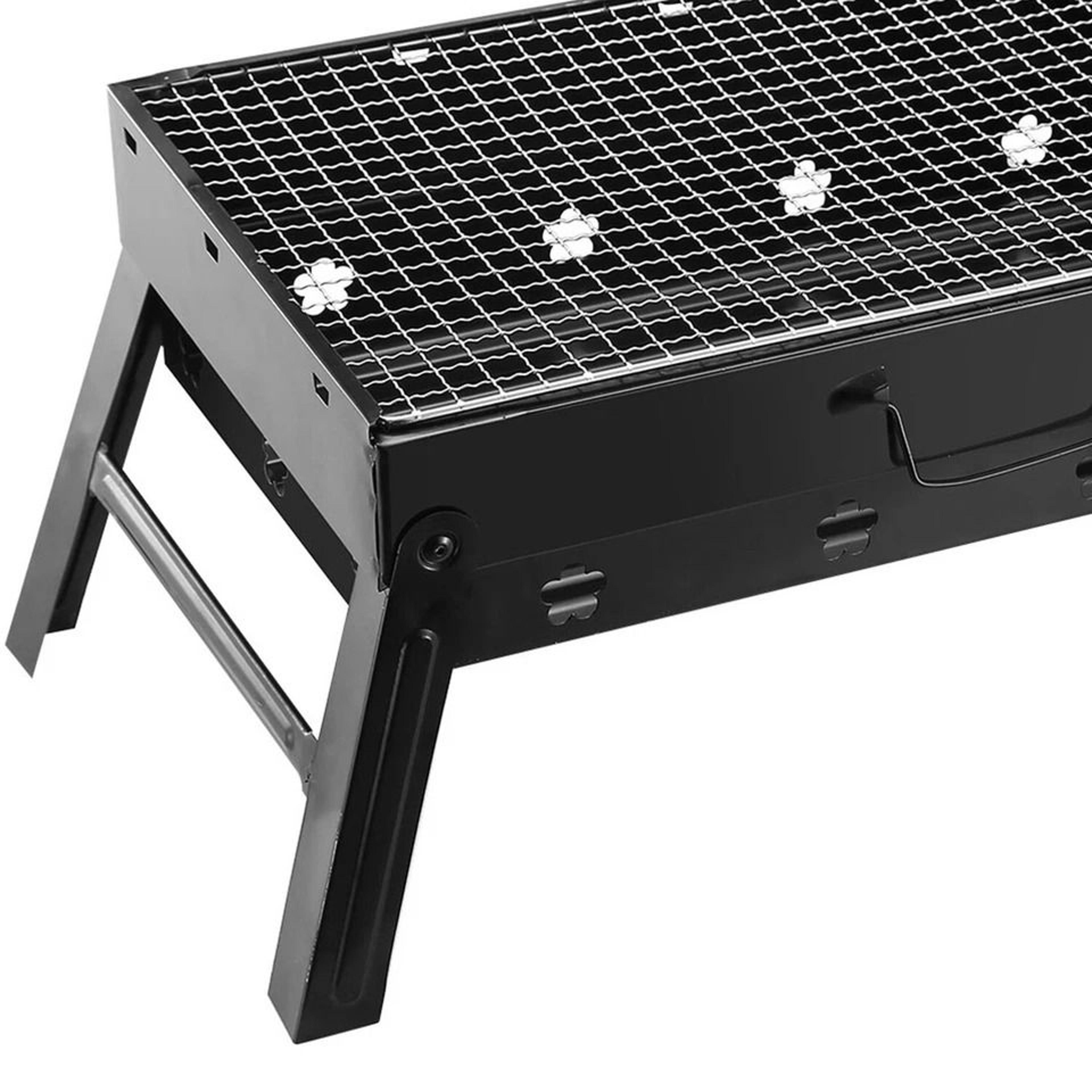 Portable BBQ Barbecue Grill Folding Charcoal Stove Outdoor Cooker For Camping Tailgating Garden BBQ 2