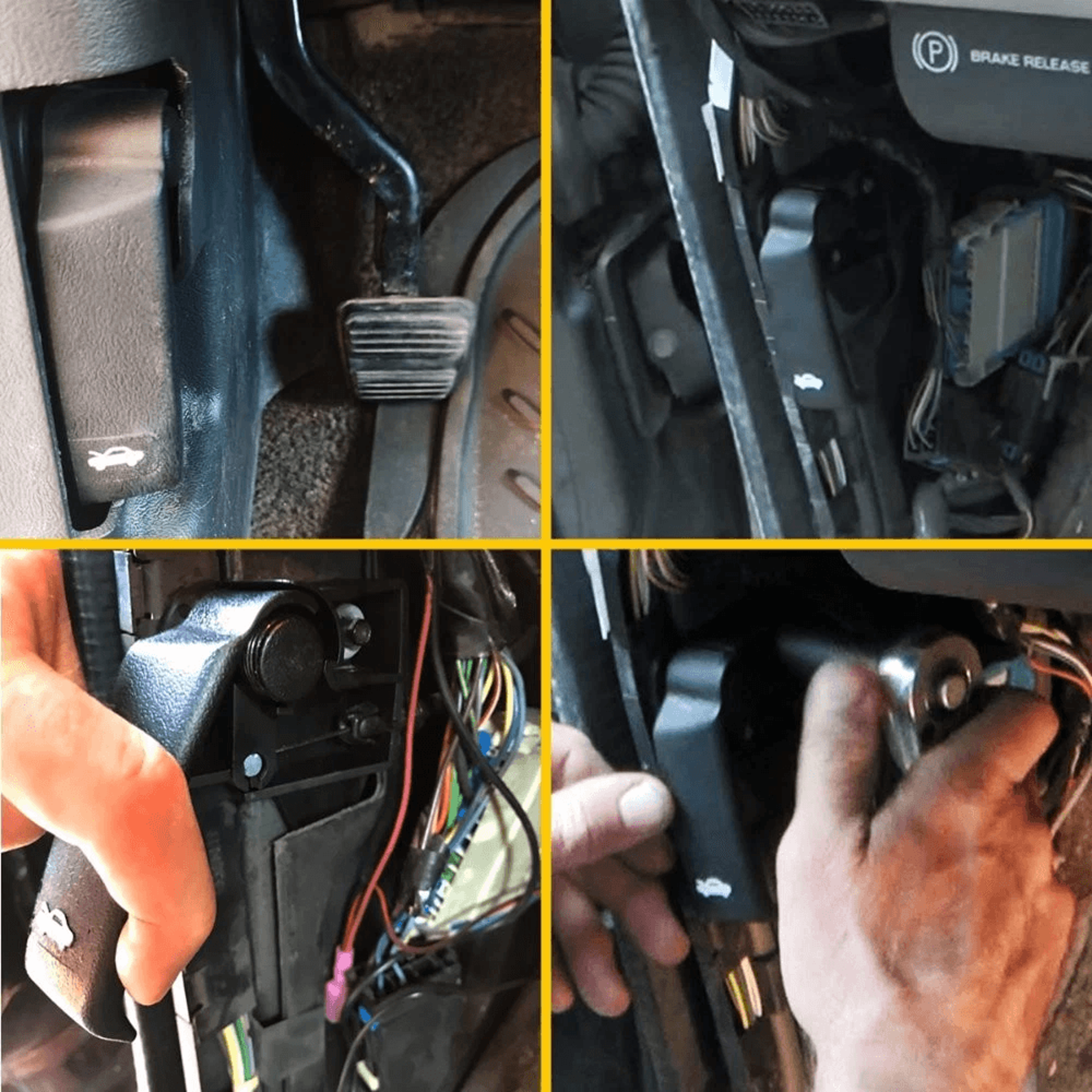 hood release handle pull, high-quality interior latch for cars