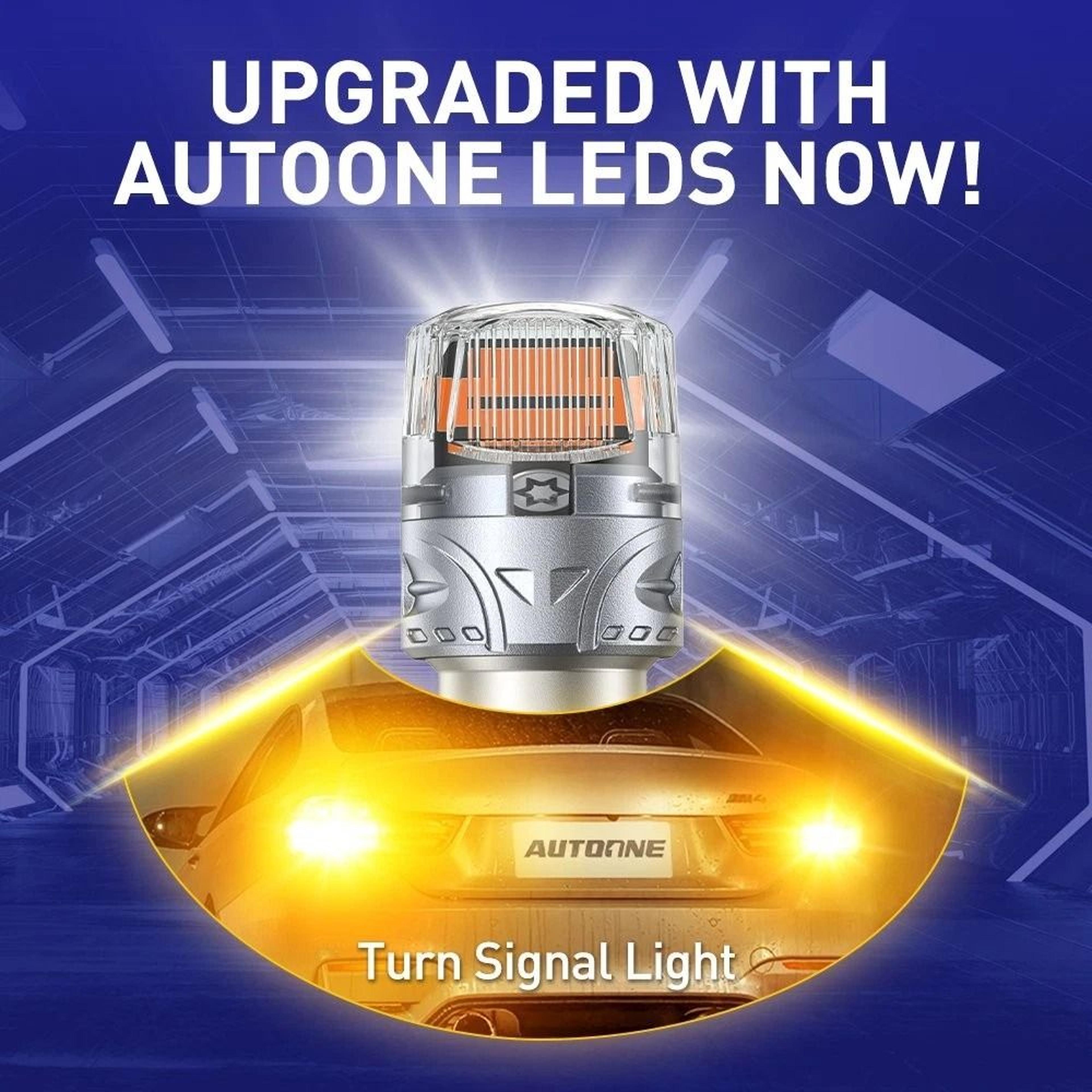 High Power Amber Turn Signal Blinker Indicator Light Bulbs 6
