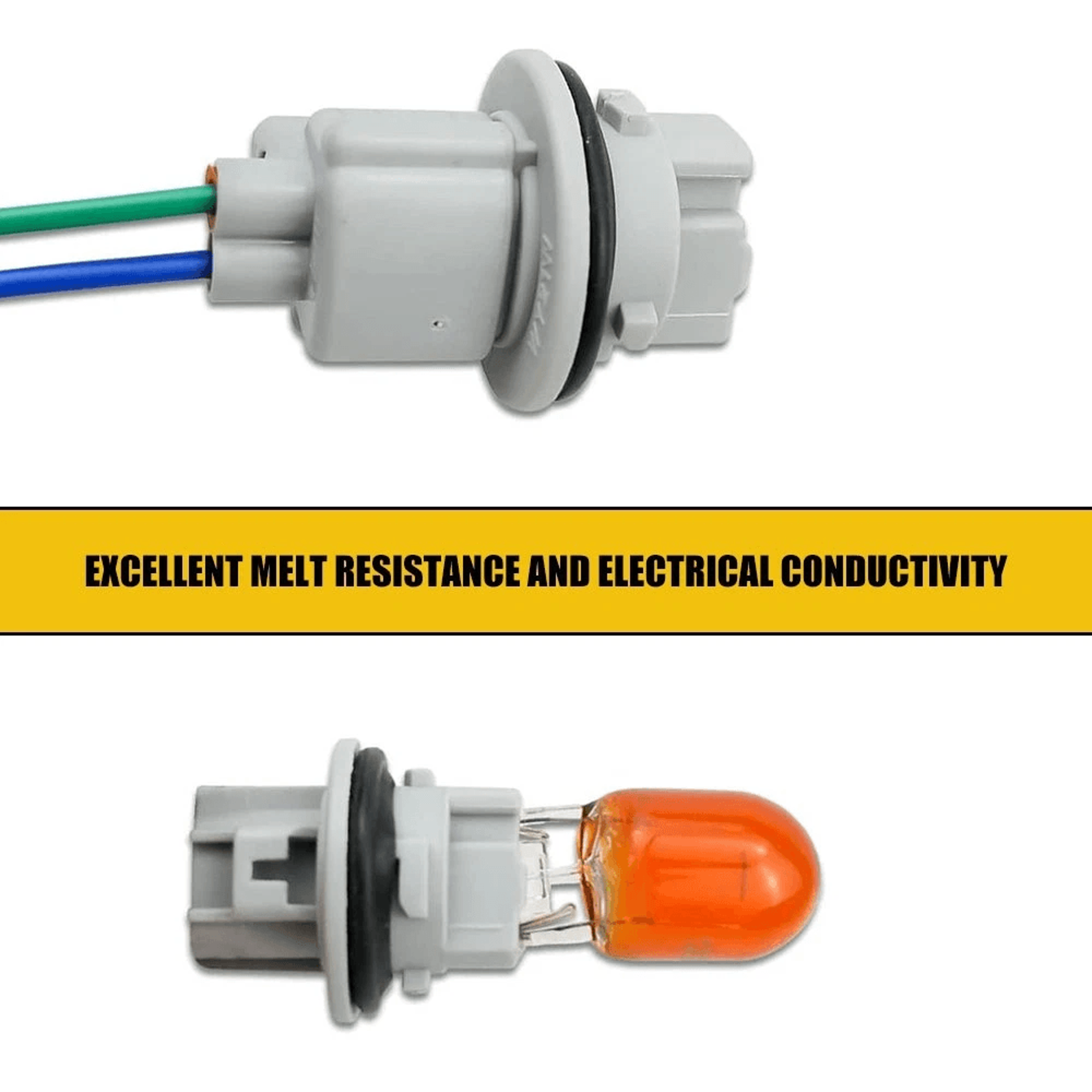 Turn Signal Light Connector Pigtail  Bulb Socket Brake For Stable Performance 5
