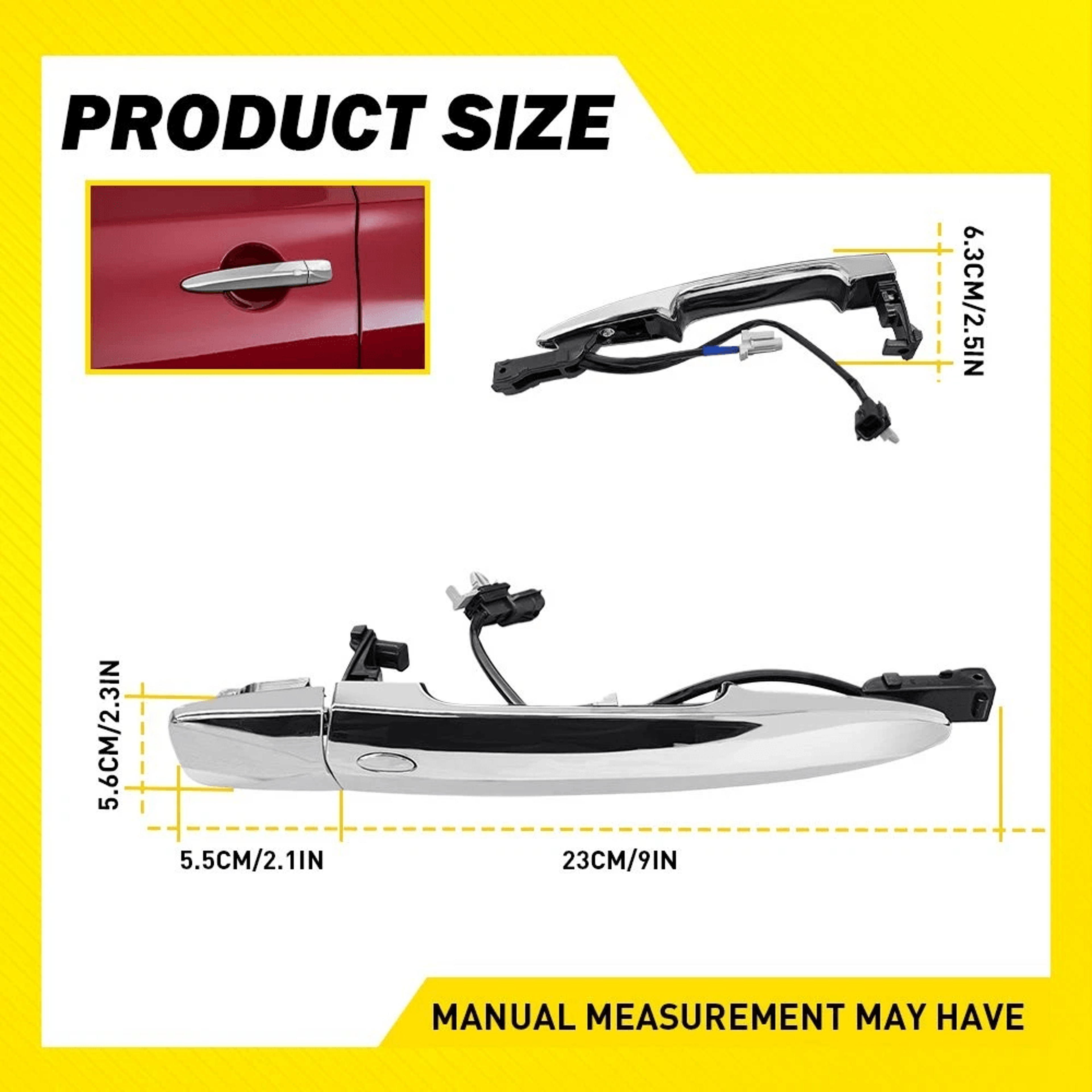 Durable Exterior Door Handle Fits Easy To Install 2