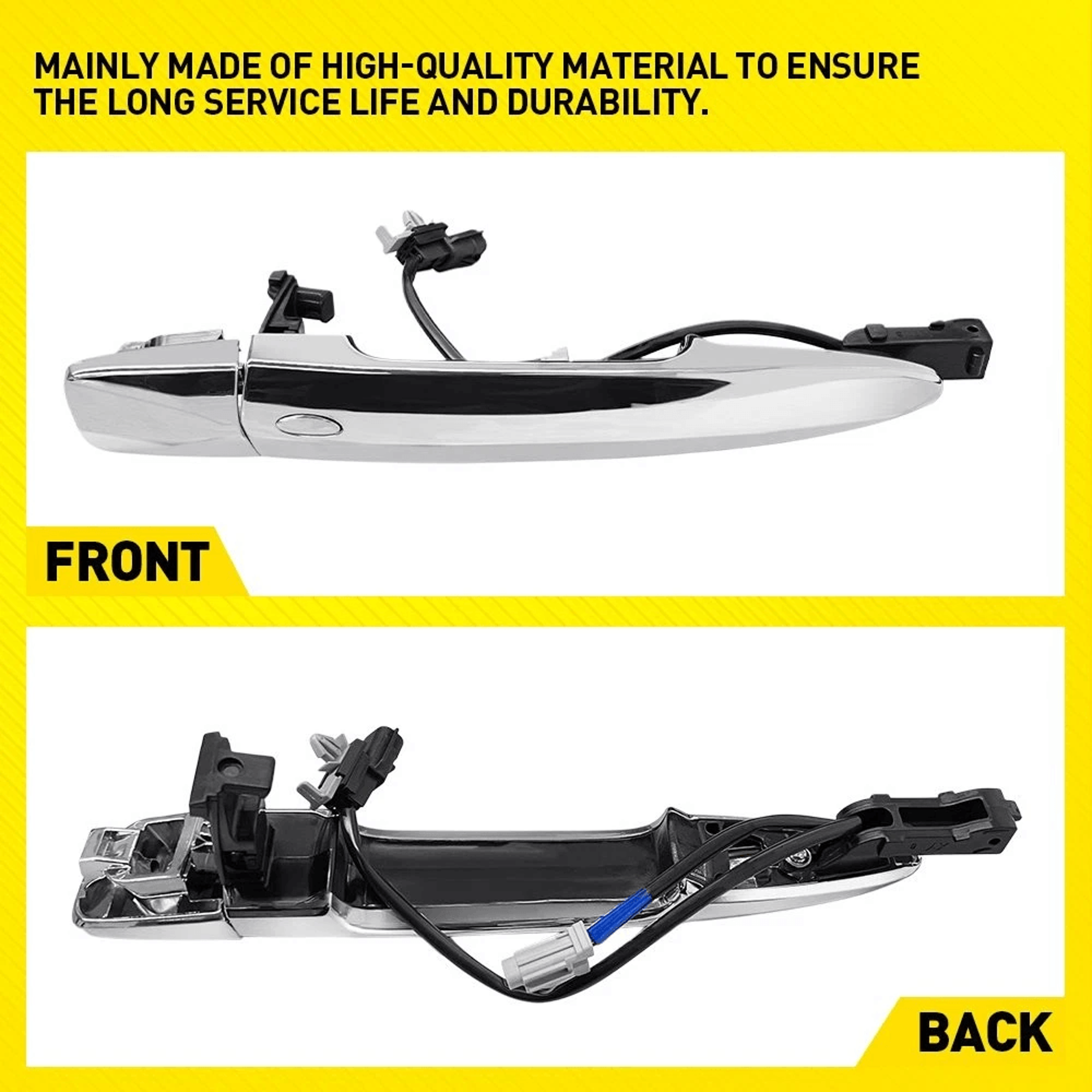 Durable Exterior Door Handle Fits Easy To Install 3