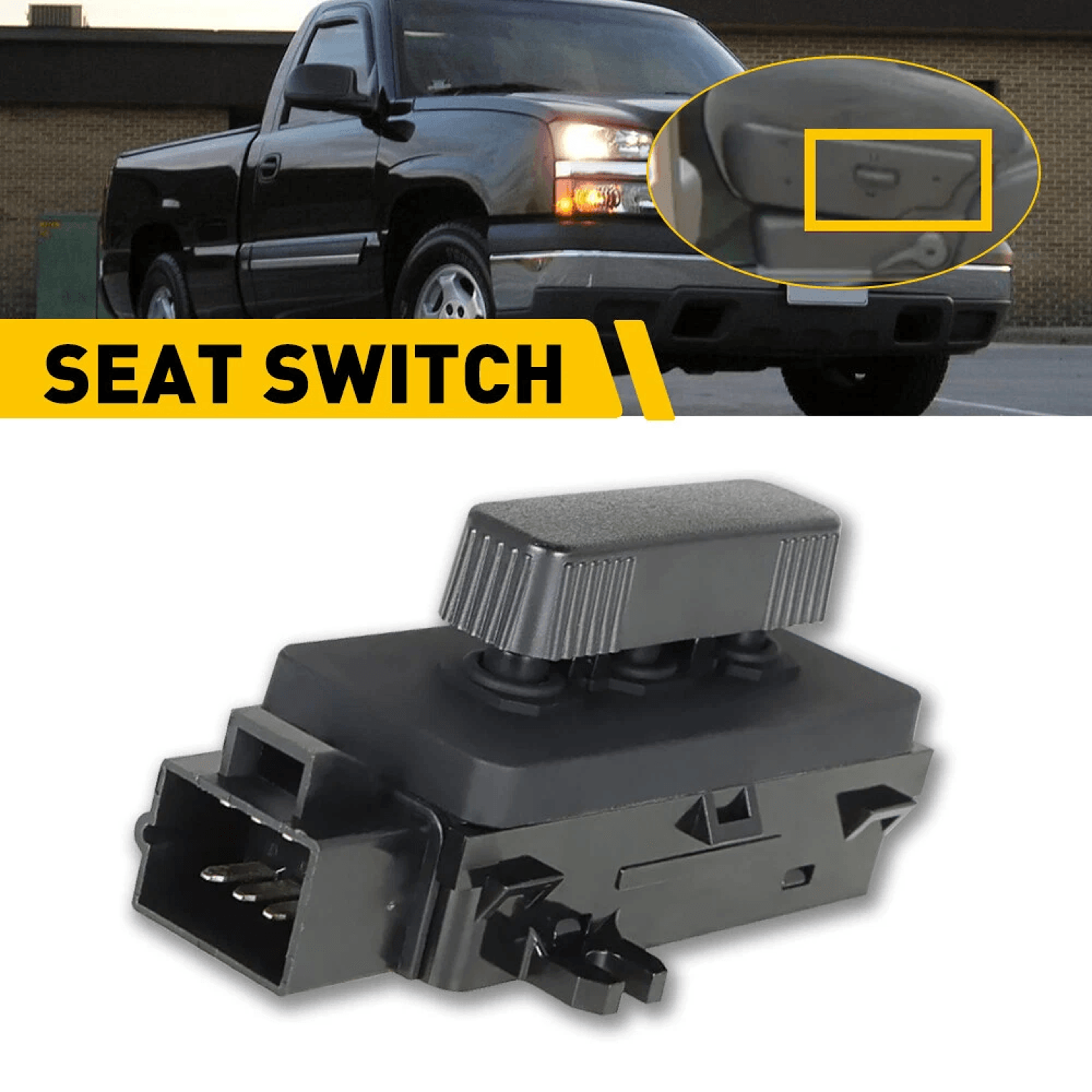 Seat Power Control Switch 8Pin Terminal Connector Direct Replacement For Cars 11