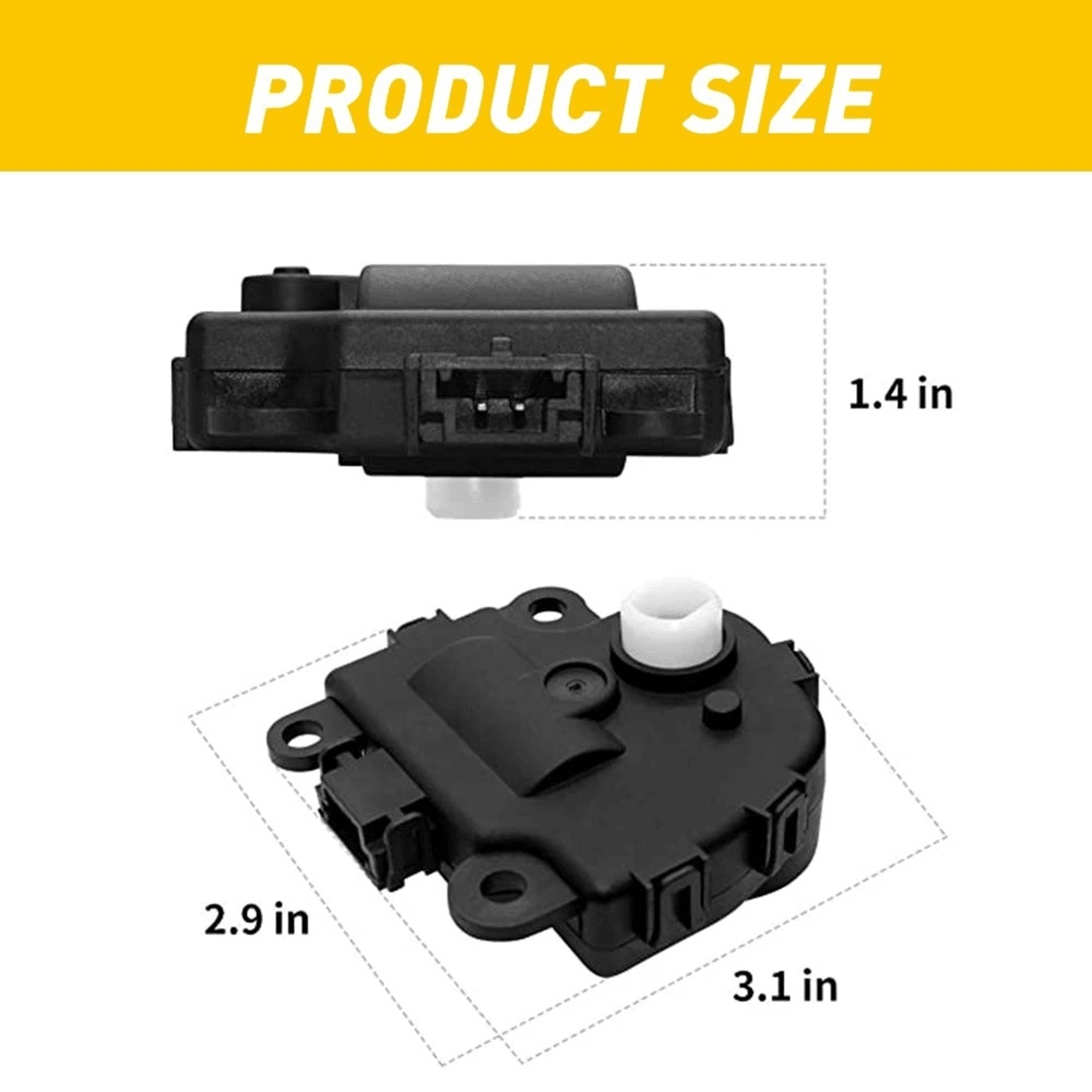Temperature Control HVAC Heater Air Blend Door Actuator Quiet Operation Reliable Fit Replacement Pa