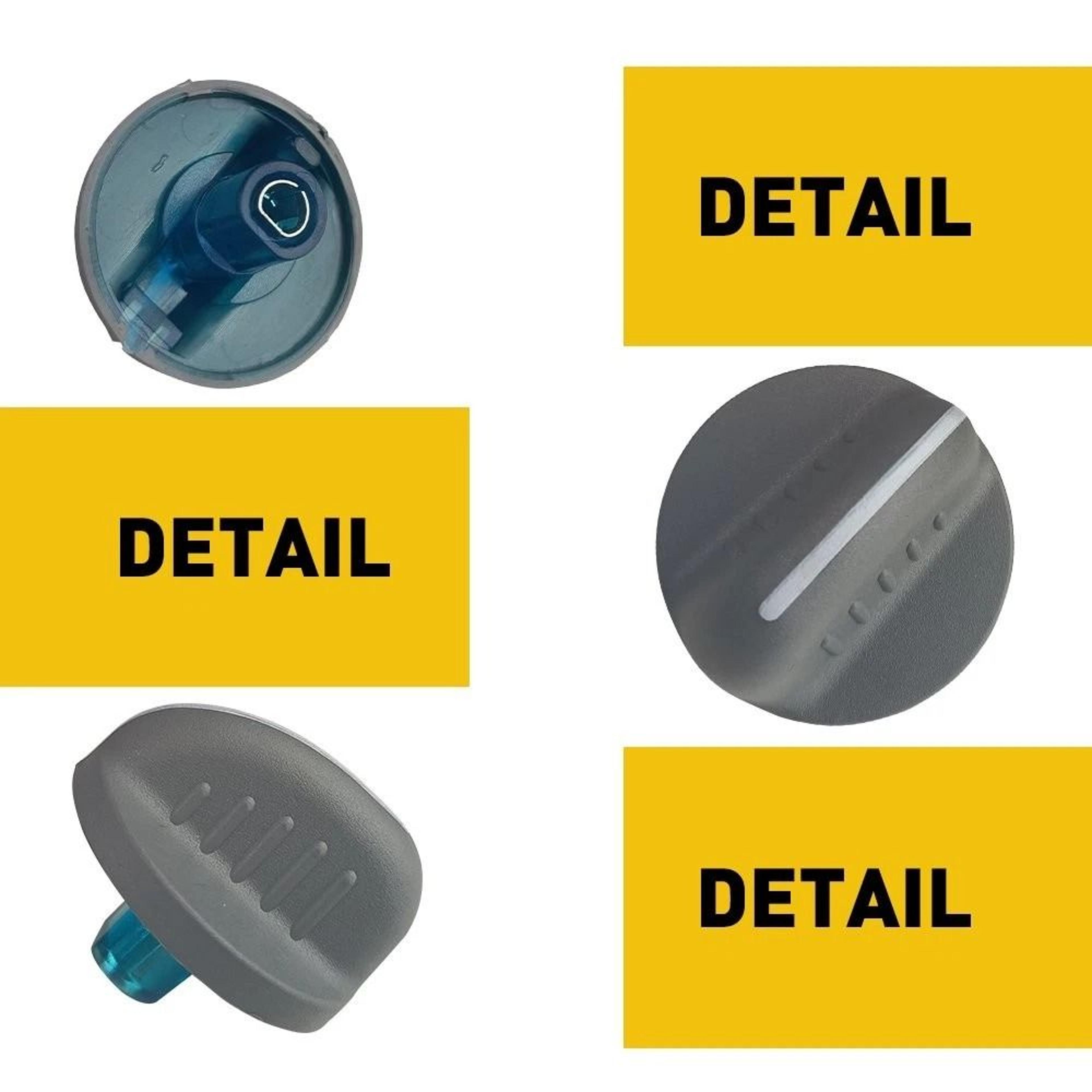 HEATER CLIMATE CONTROL KNOBS HVAC Temperature Fan Selector Knobs Metal Sleeve Insert Tested 5