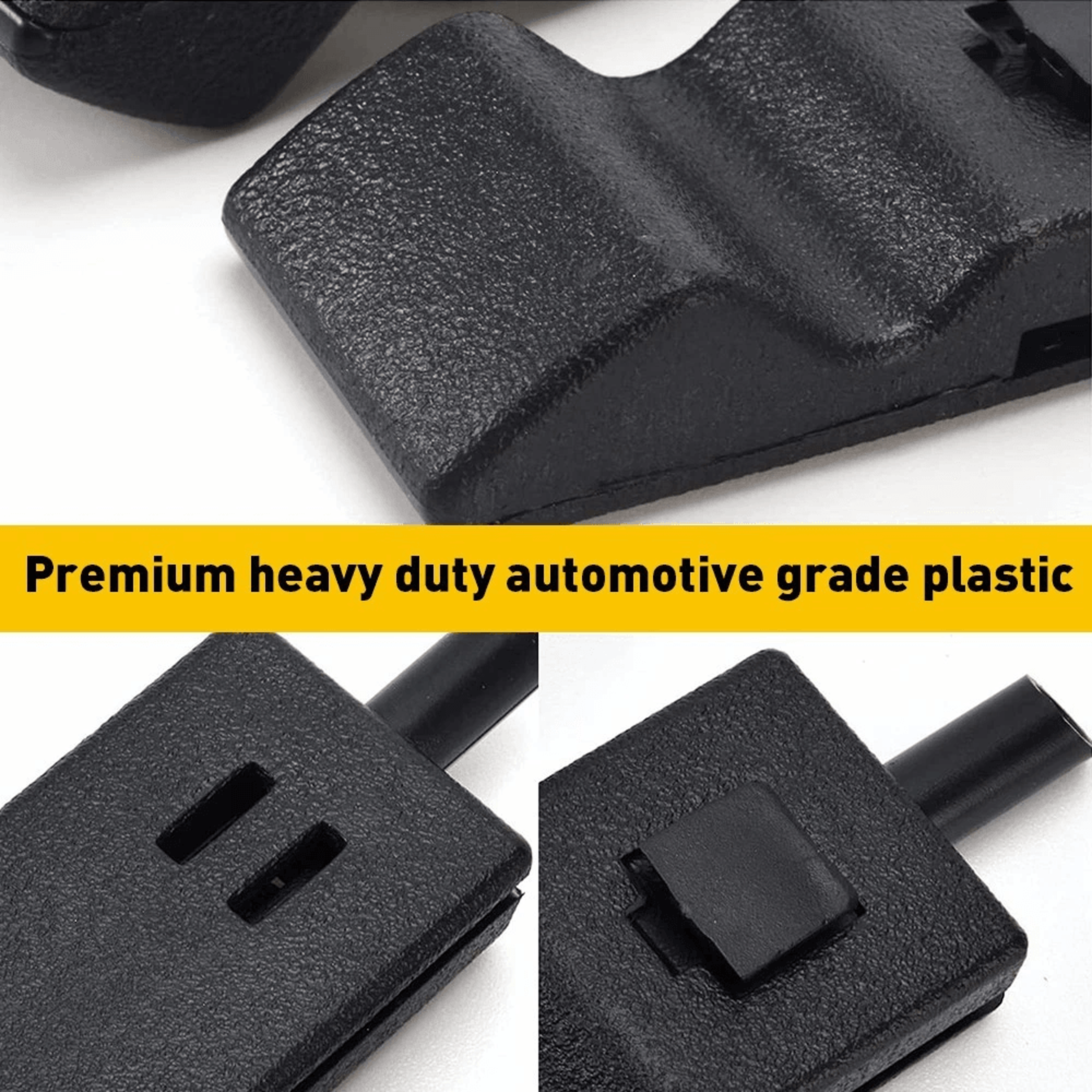 Ebony Black Door Lock Knobs For Chevrolet Avalanche FrontRear Fit 2